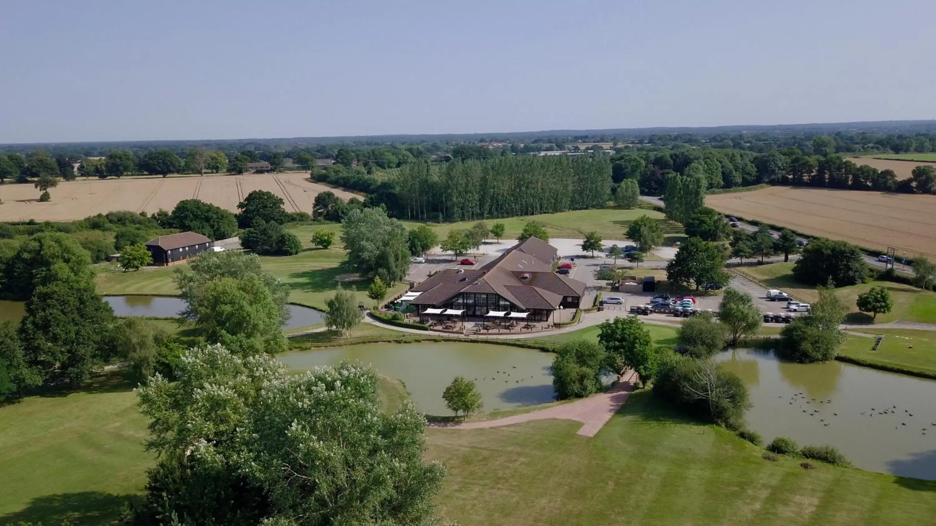 Bird's eye view in Weald of Kent Golf Course and Hotel