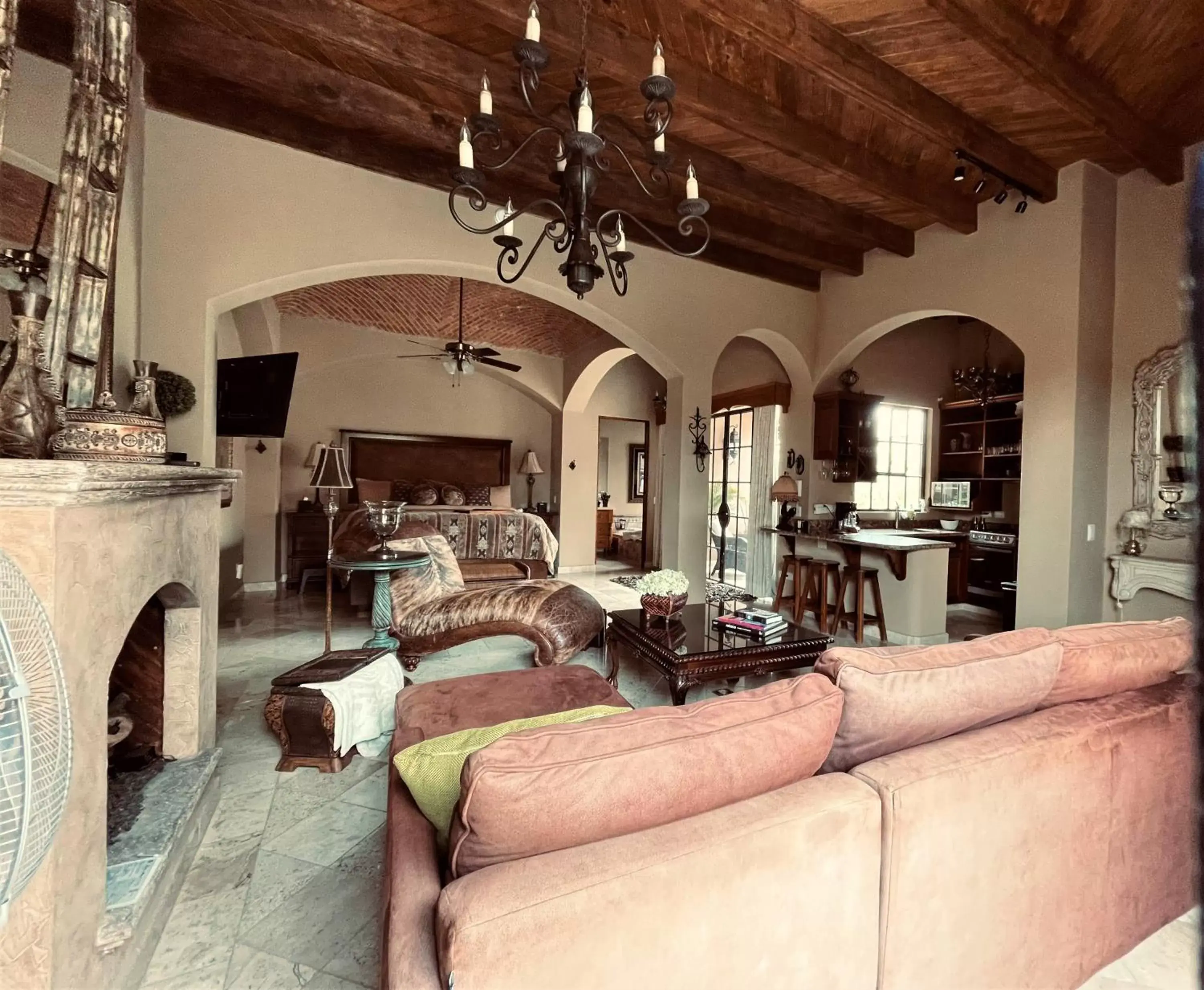 Bed, Seating Area in Casa Grande Luxury Boutique Hotel