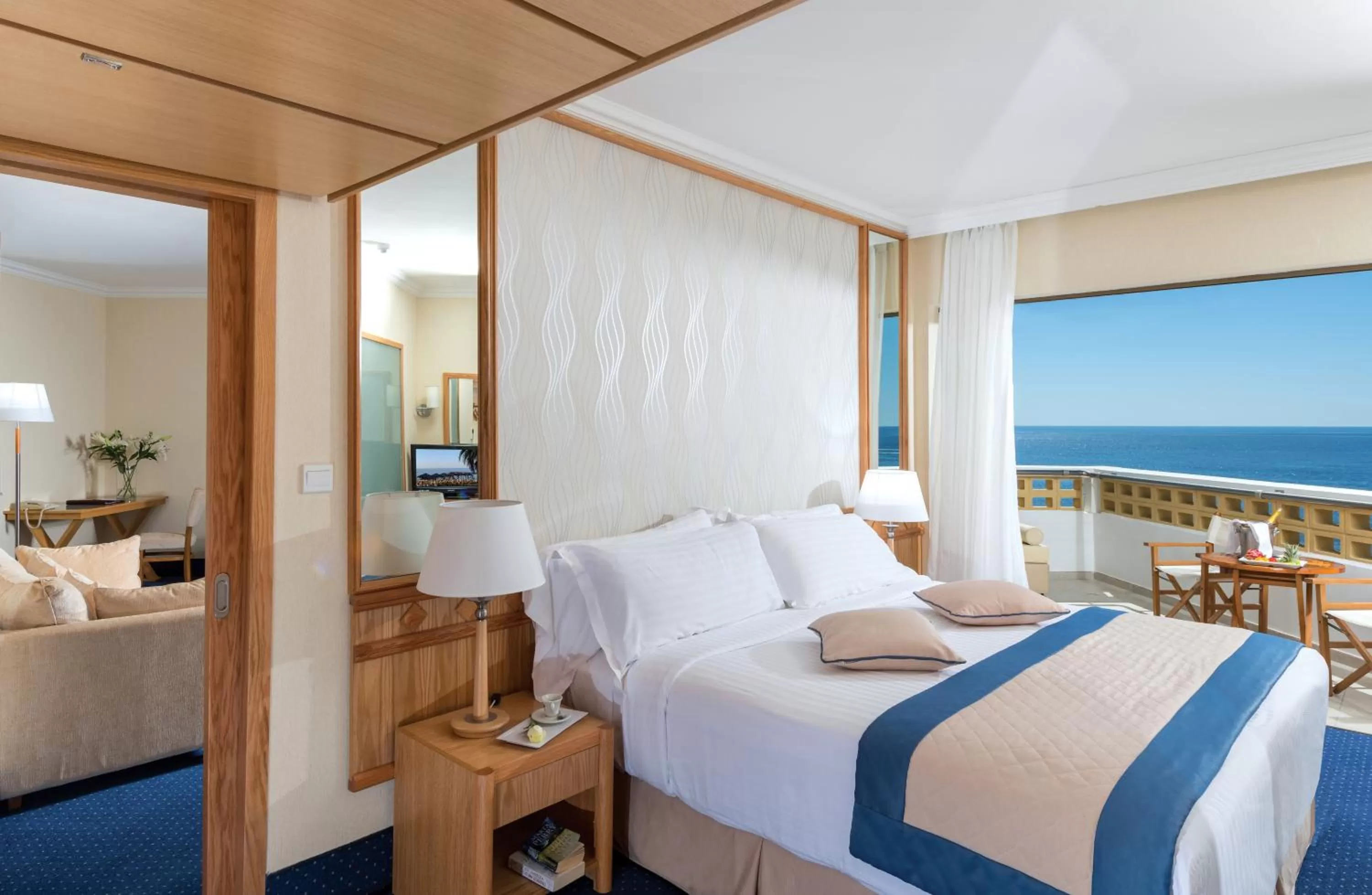 Bedroom, Bed in Constantinou Bros Athena Royal Beach Hotel