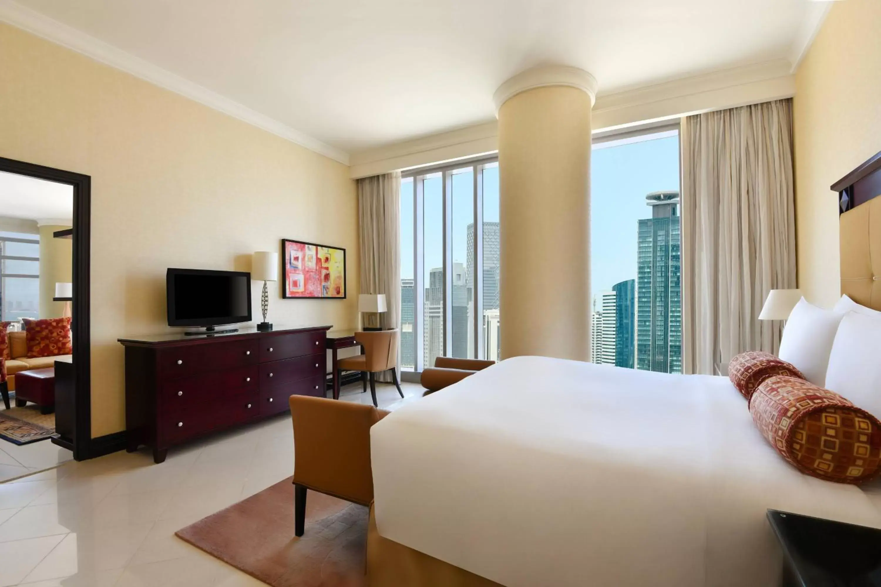 Bedroom in Marriott Marquis City Center Doha Hotel