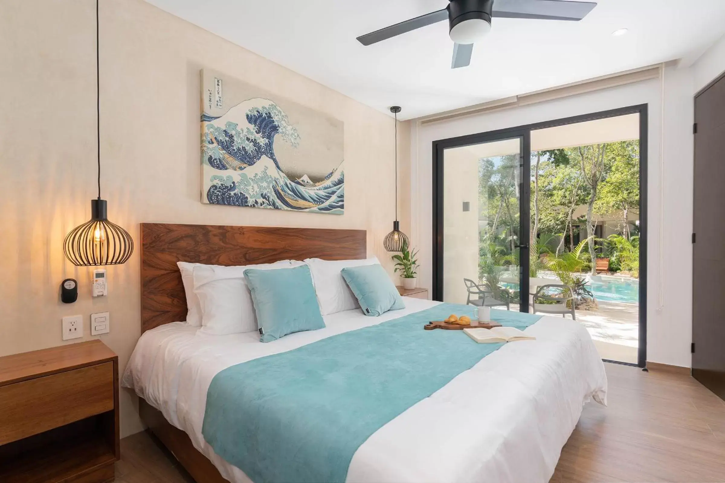 Bedroom, Bed in Suites at TreeTops Tulum