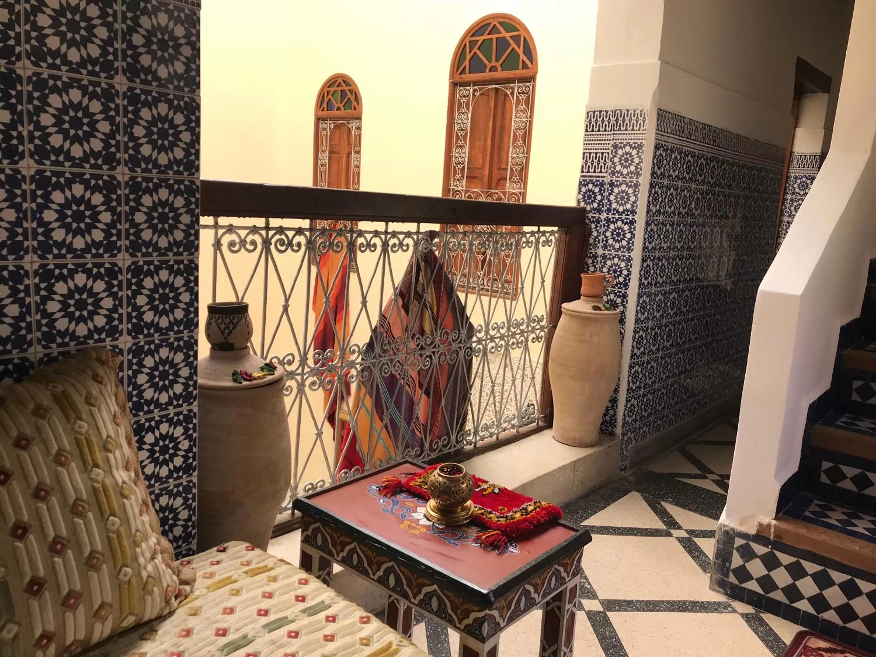 Balcony/Terrace in Riad Taj Salma
