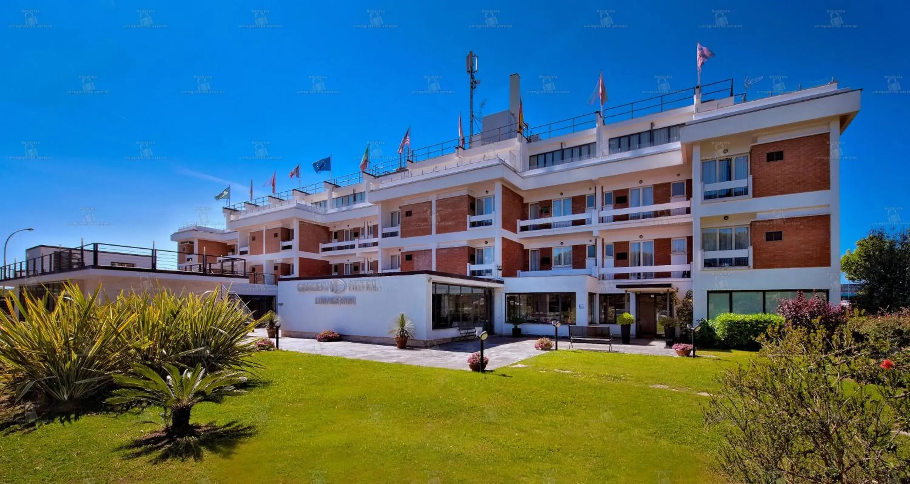 Garden, Property Building in Garden Hotel