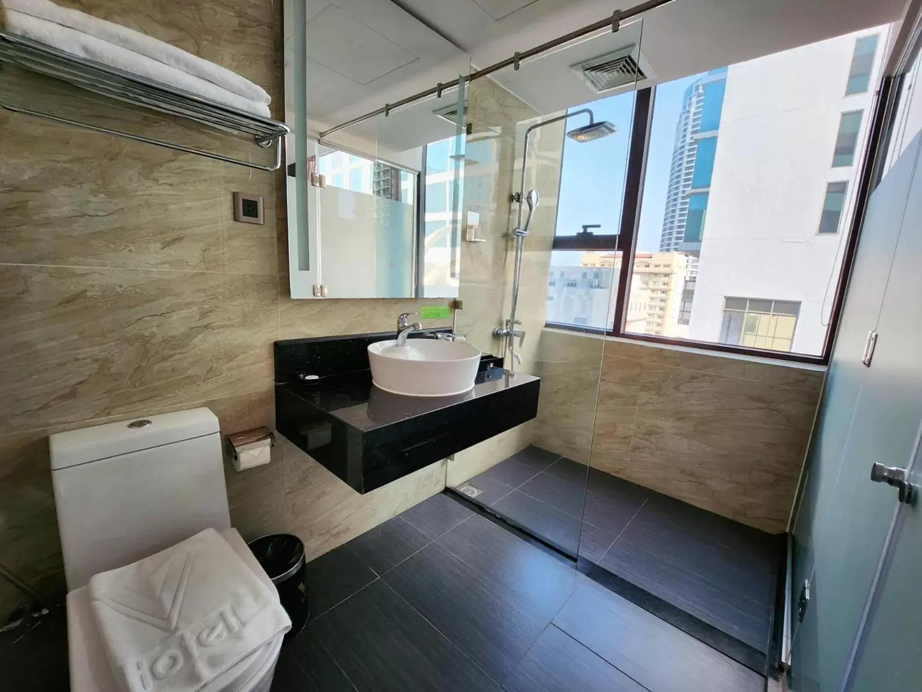 Shower, Bathroom in V Hotel Nha Trang