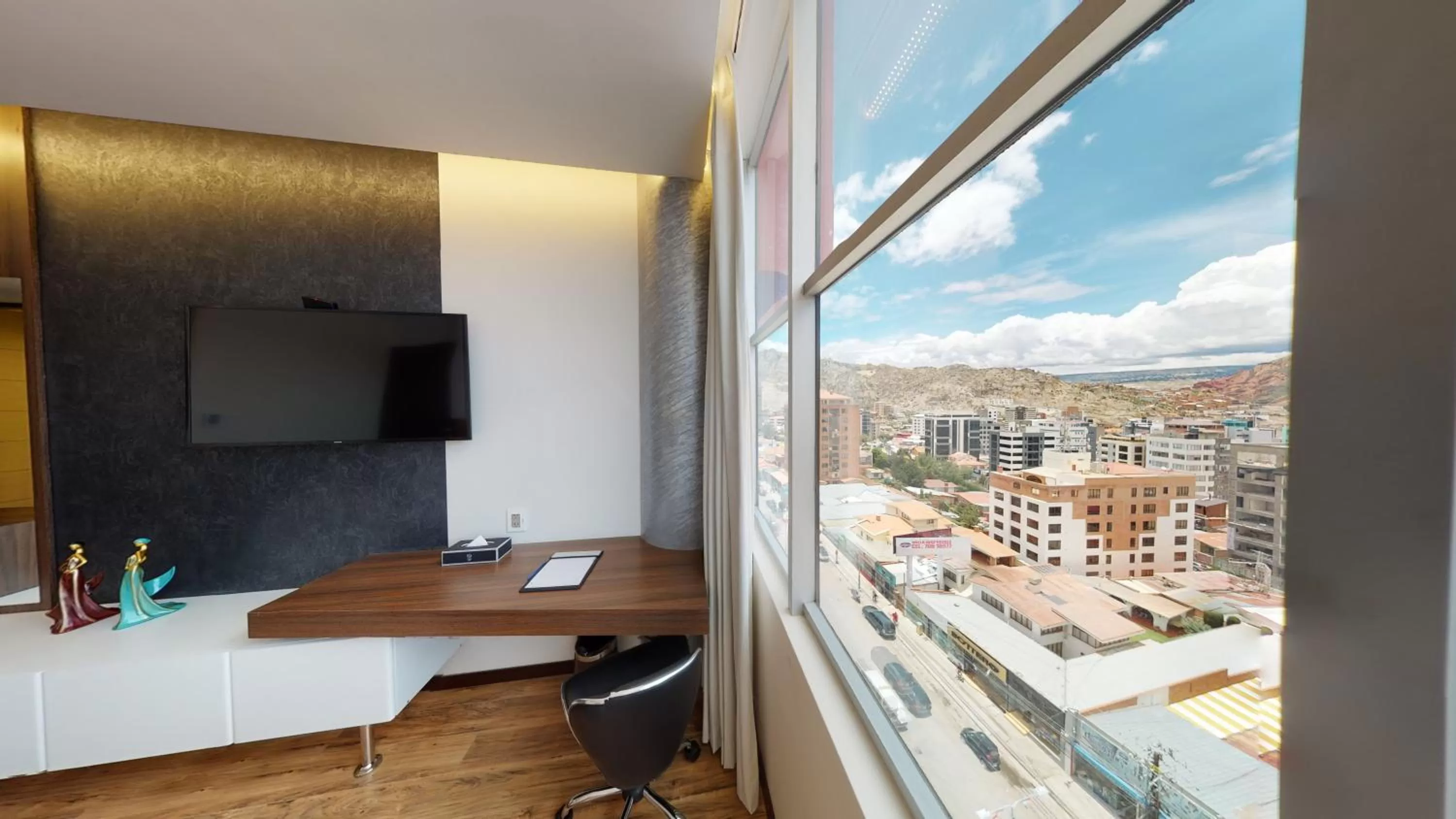 Bedroom in Hotel La Peonía