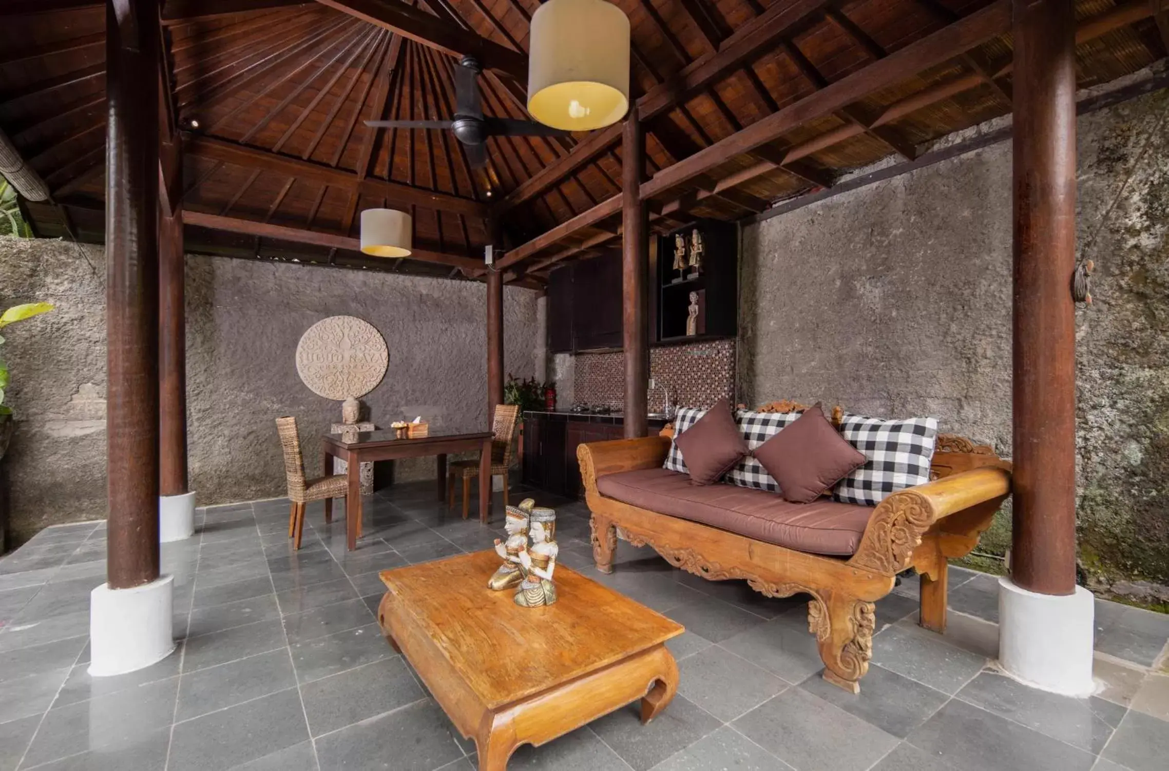 Living room, Seating Area in Ubud Raya Villa