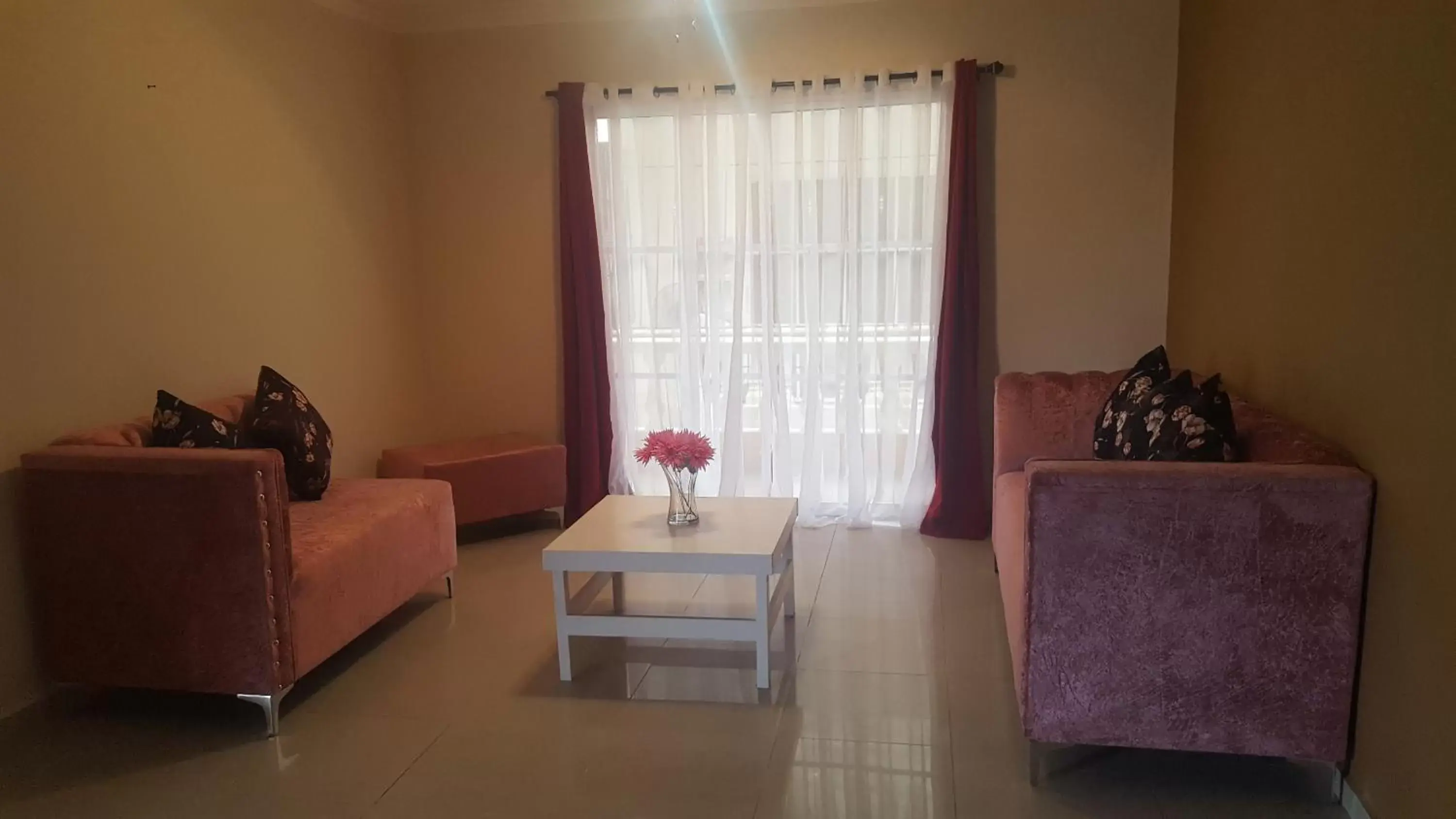 Seating Area in White Sands shared apartments