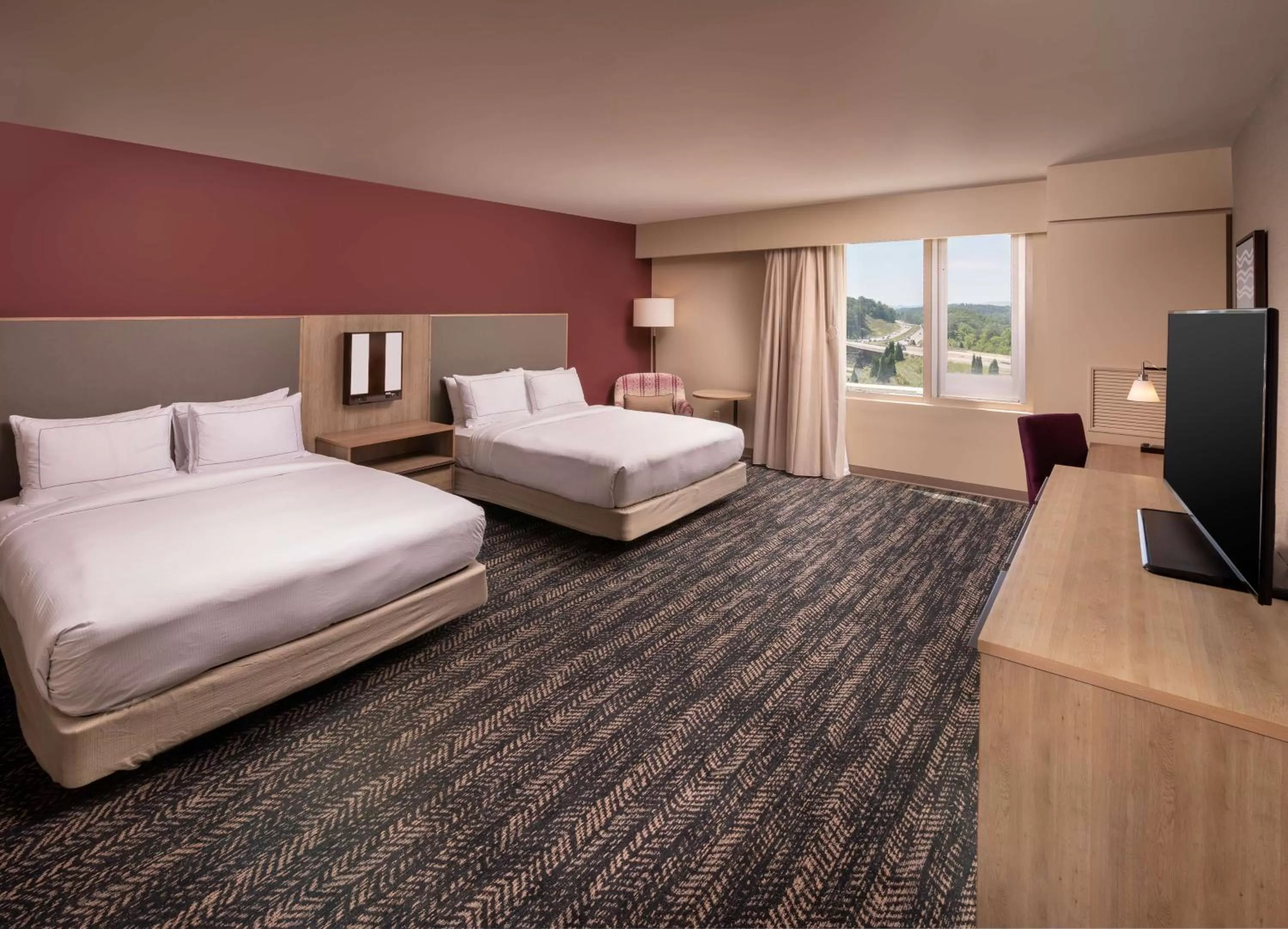 Bedroom, Bed in Hilton Asheville Biltmore Park