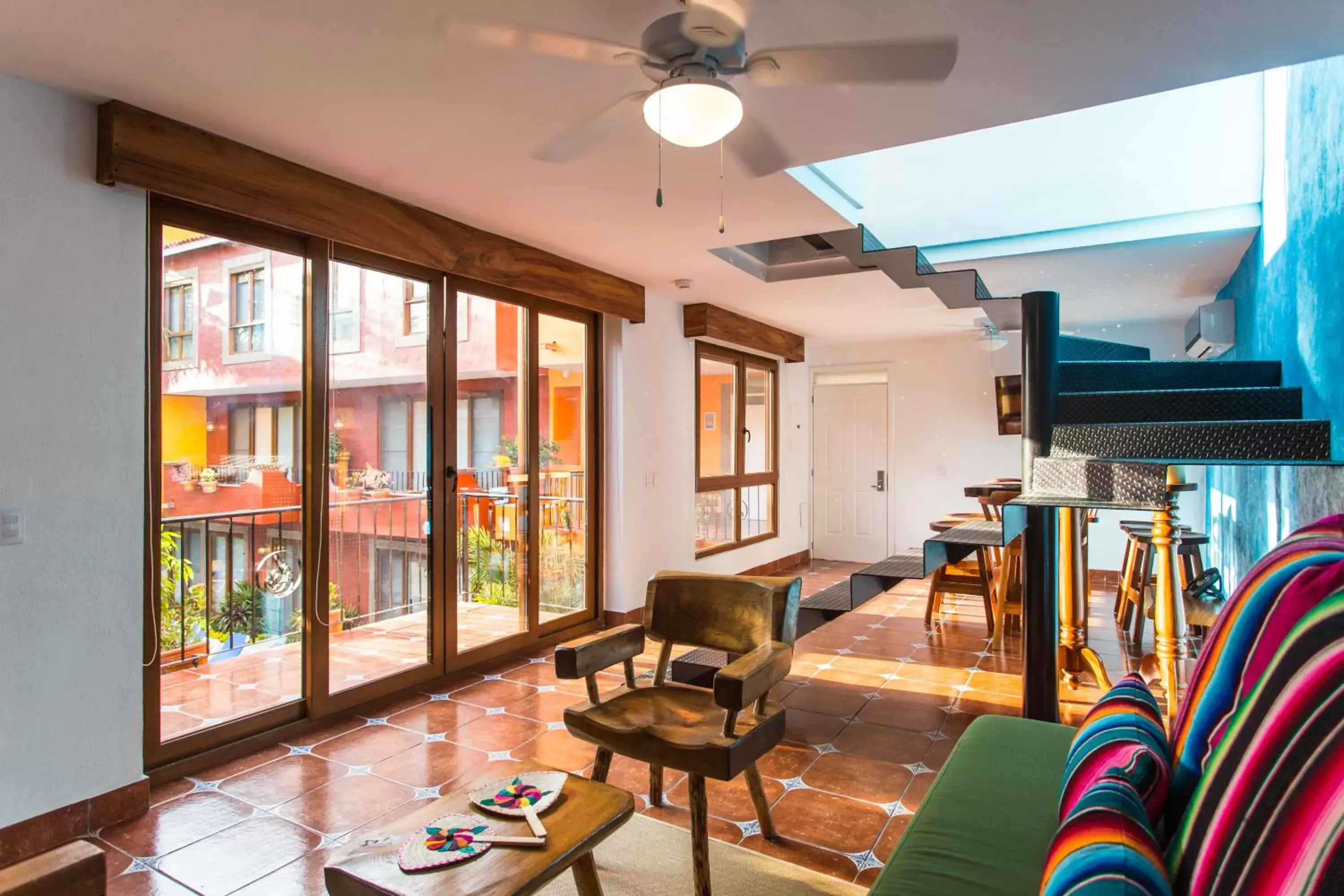 Living room in El Pueblito de Sayulita