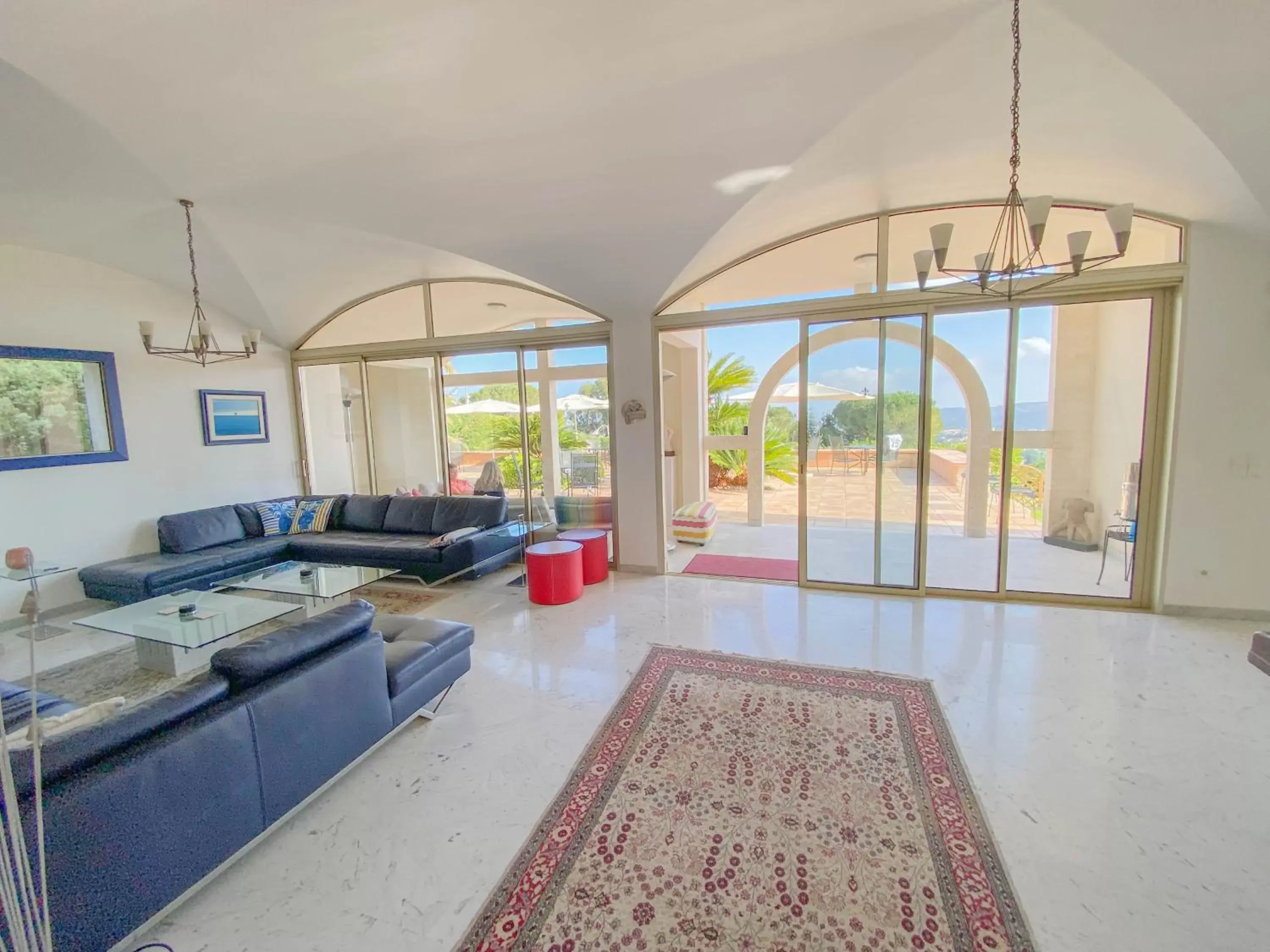 Living room, Seating Area in Villa St Maxime