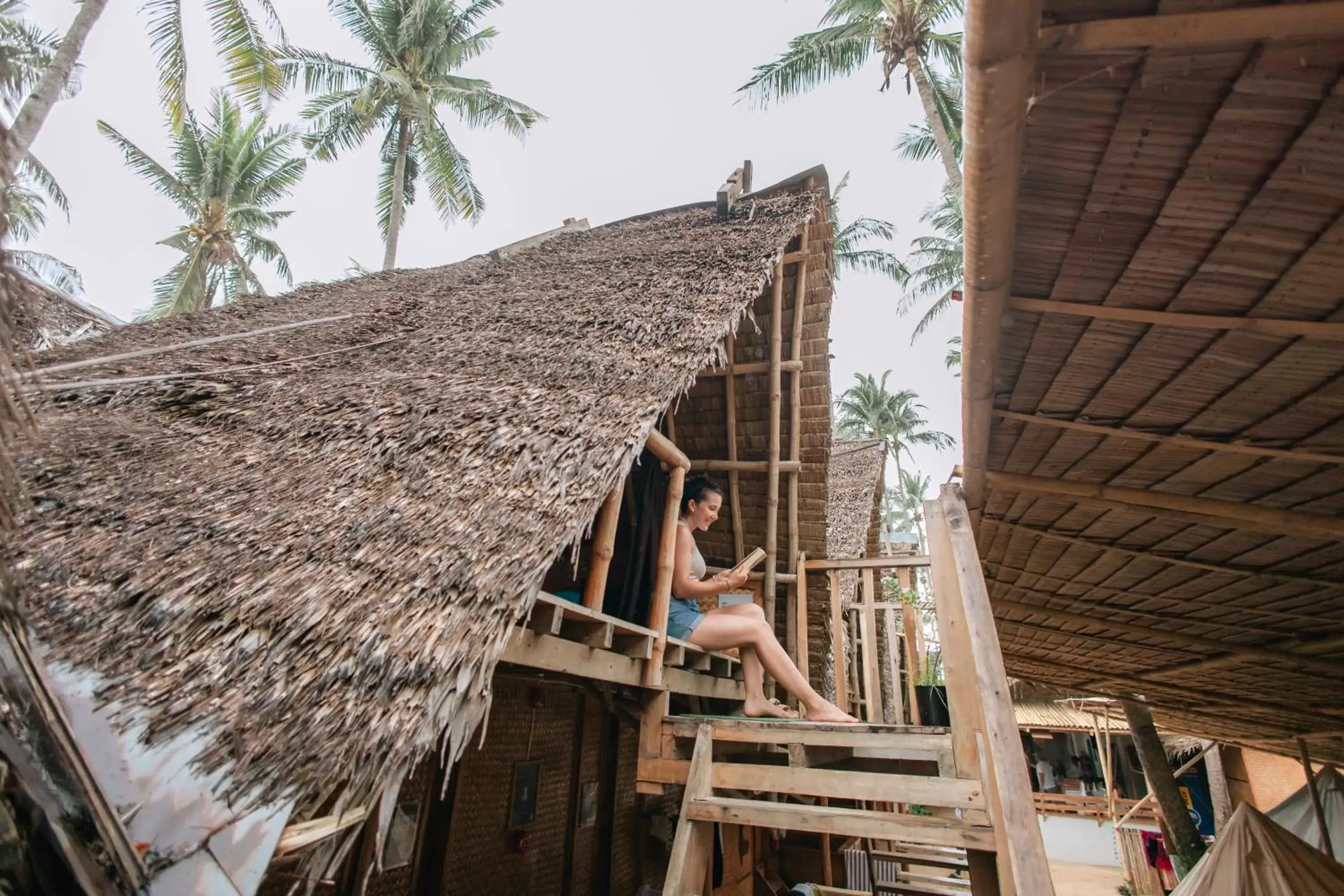 Bed in Mad Monkey Hostel Nacpan Beach