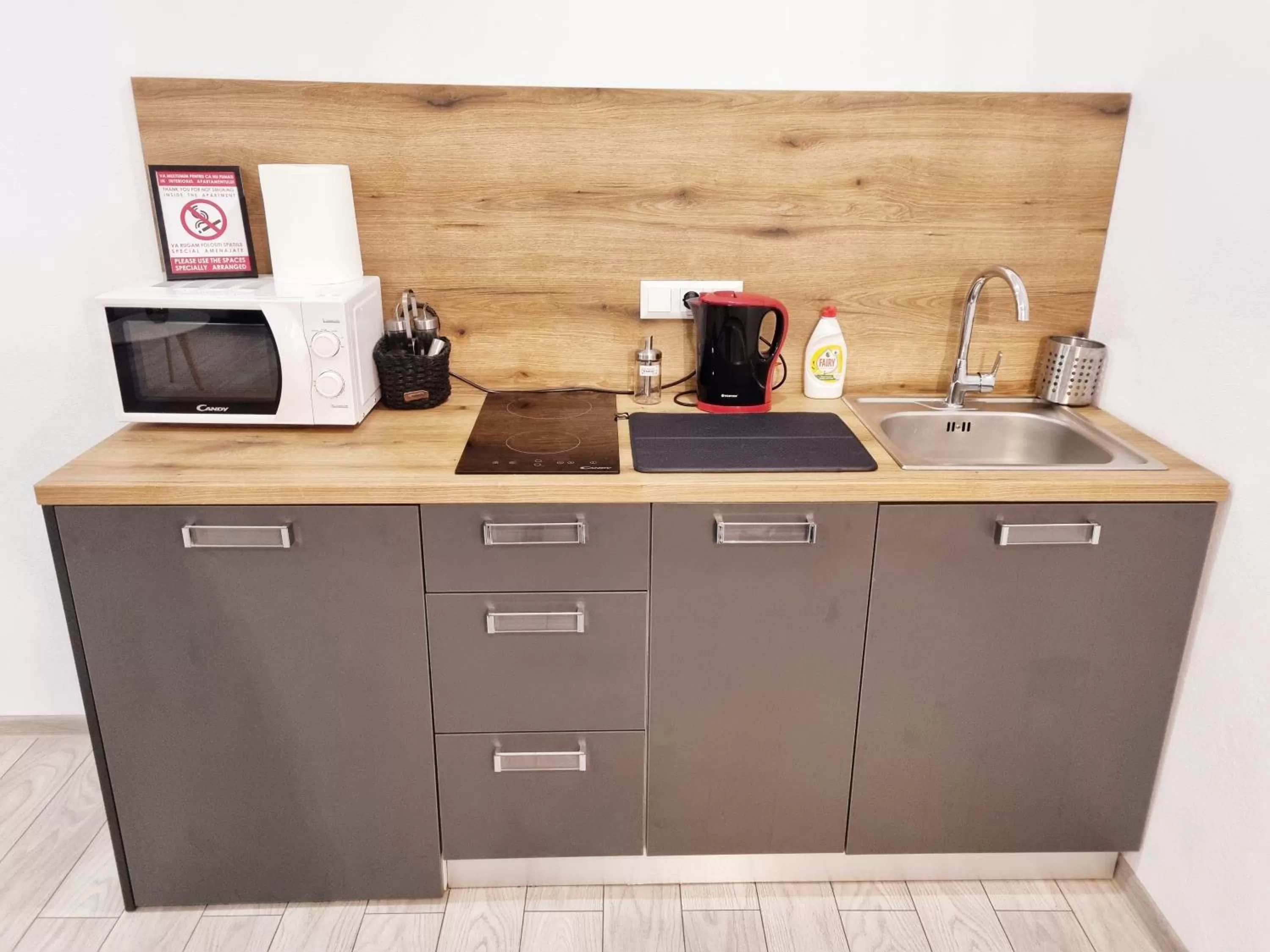Kitchen or kitchenette in Marcos Apartments Victoriei - self check-in