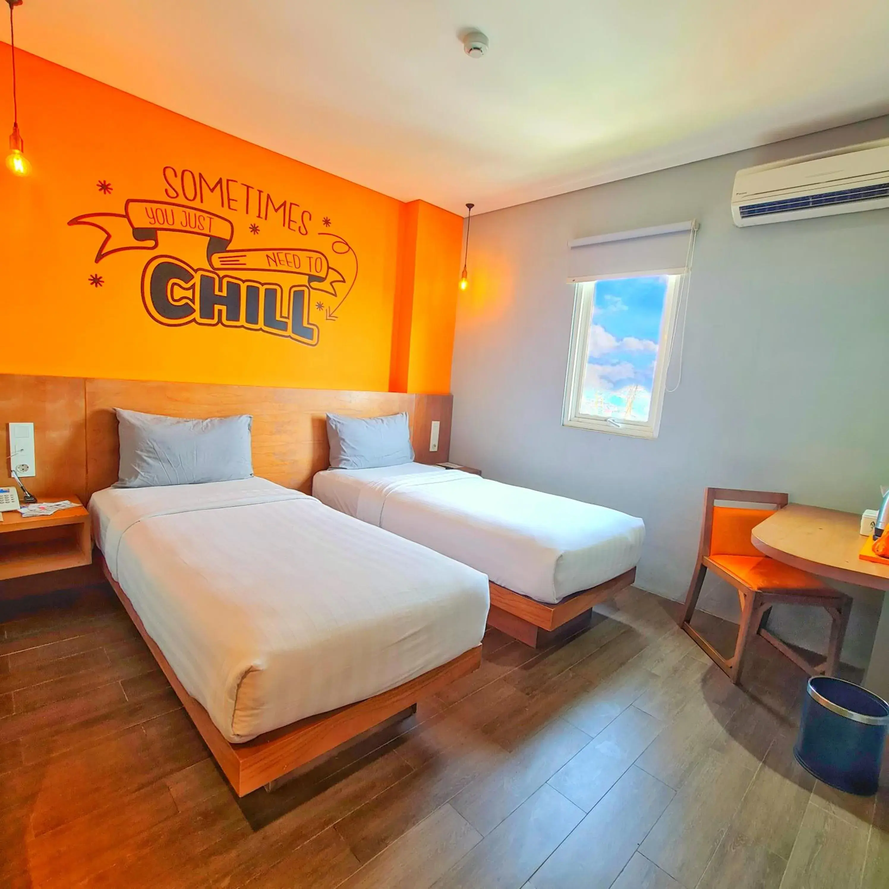 Bed in Radja Art and Boutique Hotel Simpang Lima