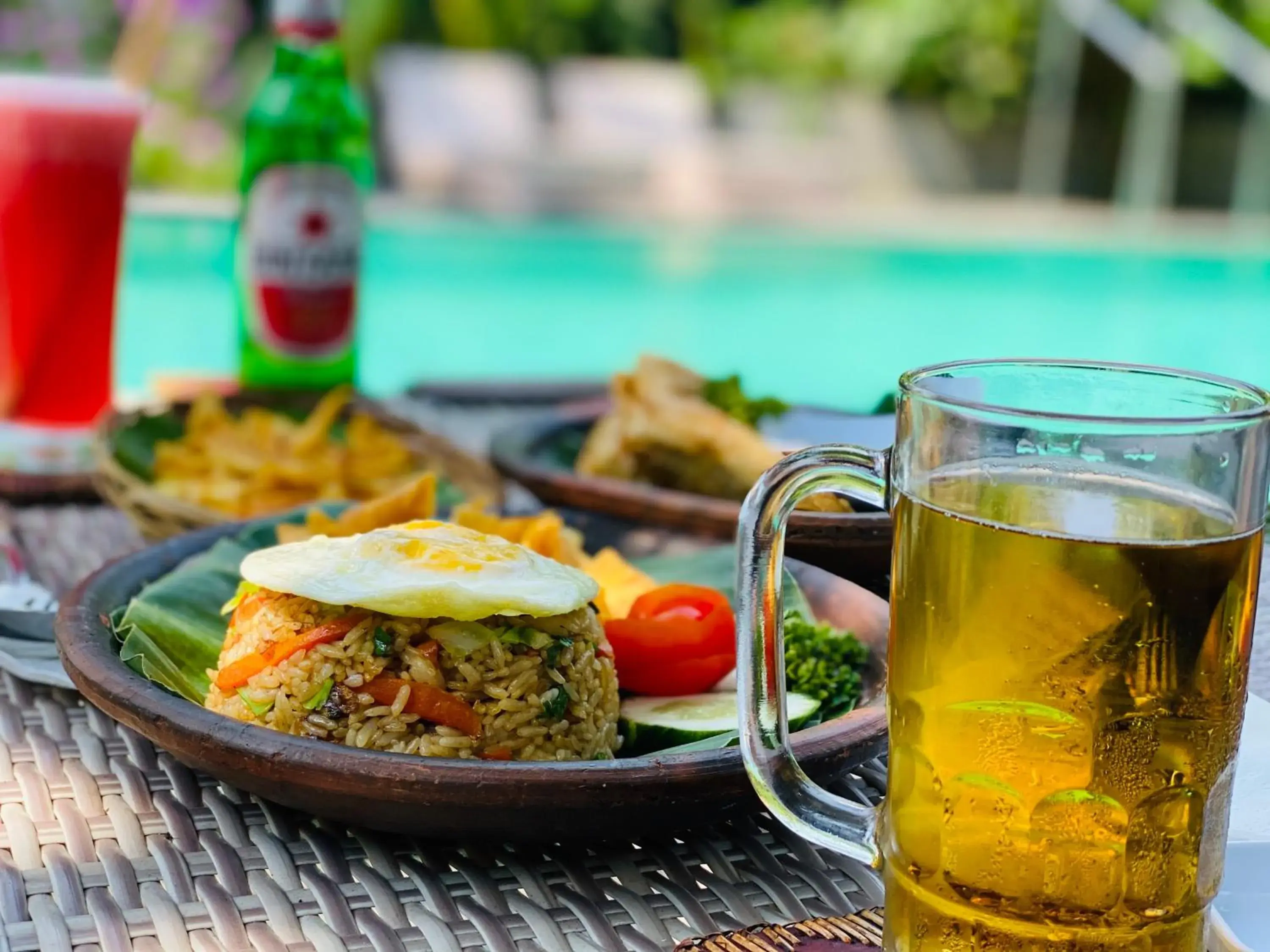 Food and drinks in Ubad Retreat, A Local Family Run Hotel