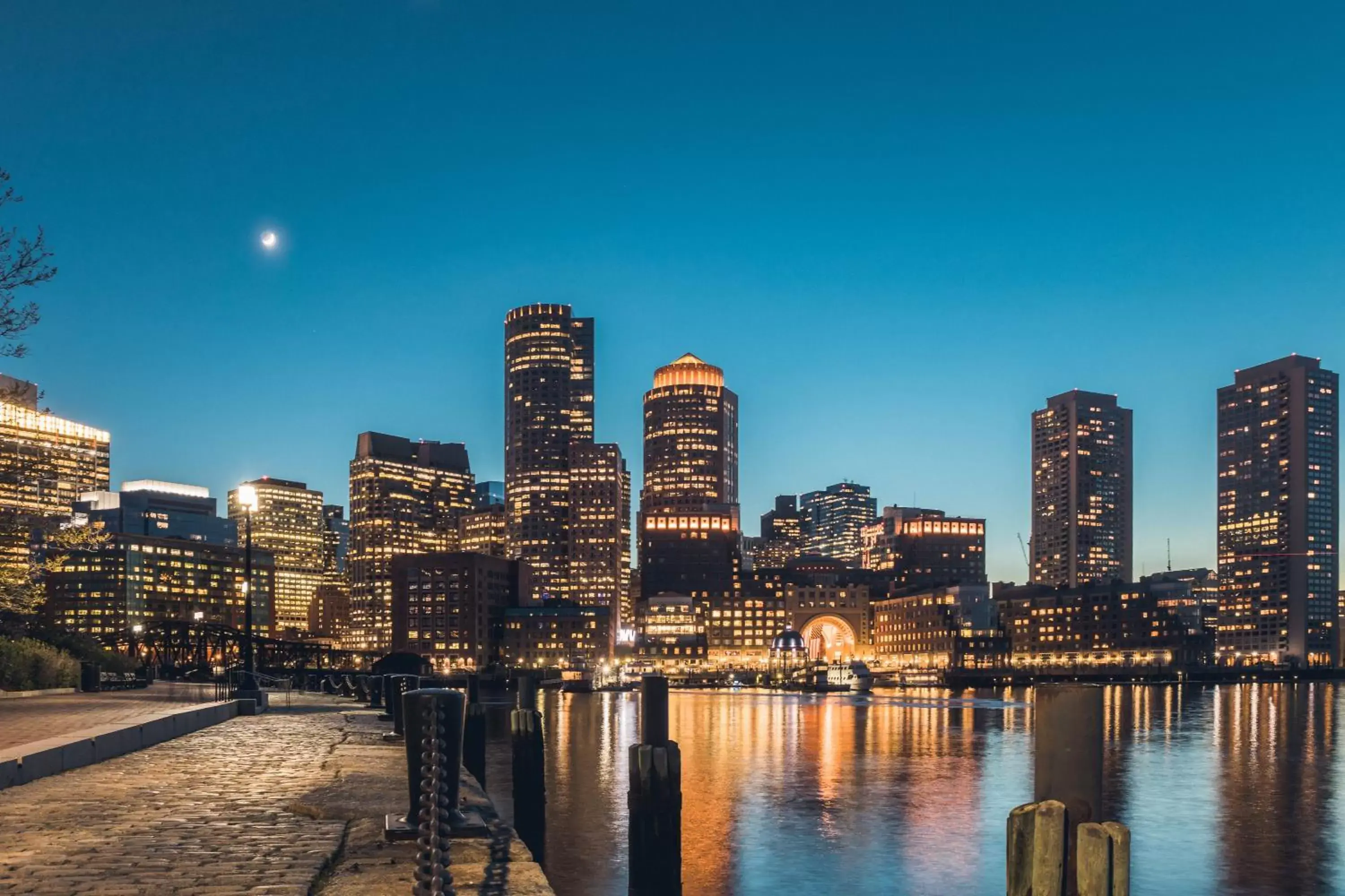 City view in citizenM Boston North Station City view in citizenM Boston North Station