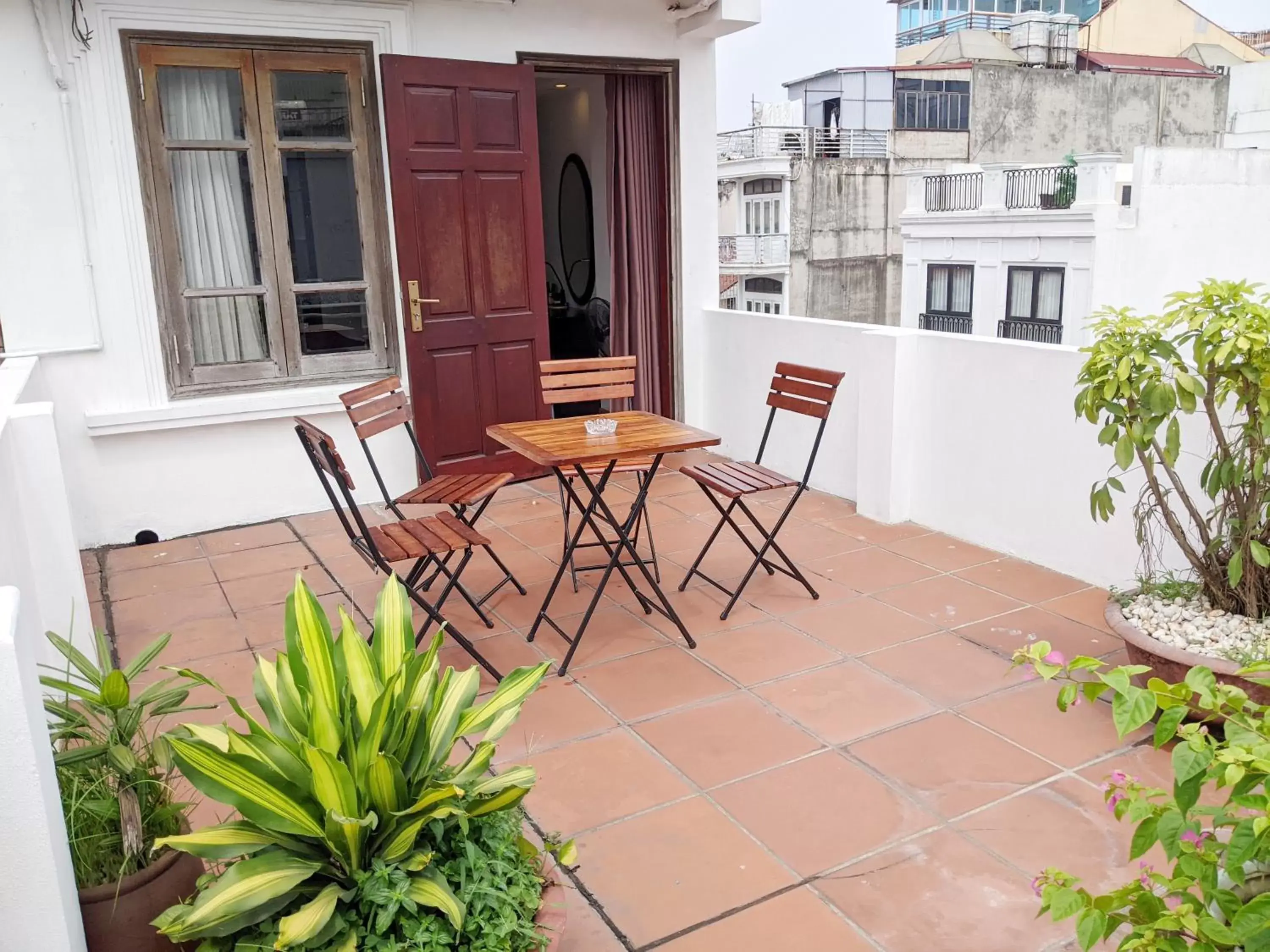 Balcony/Terrace in Parklane Central Hanoi Hotel