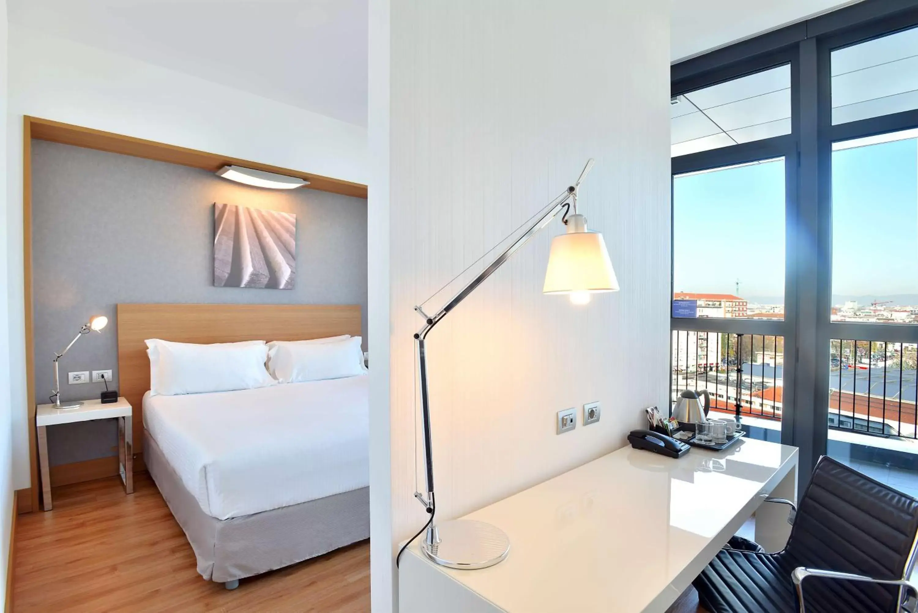 Bed in Hilton Garden Inn Milan North Bed in Hilton Garden Inn Milan North