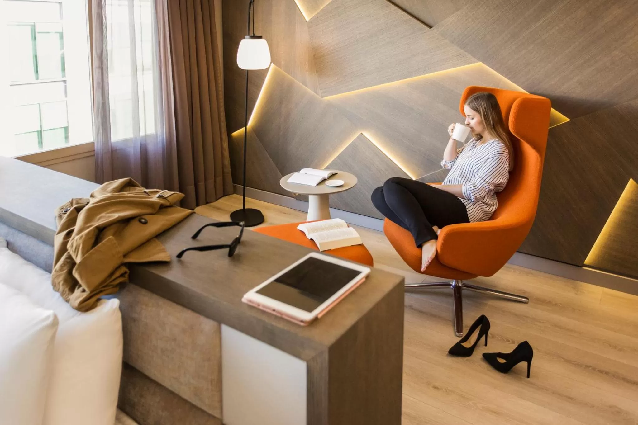 Seating area in Novotel Campo De Las Naciones
