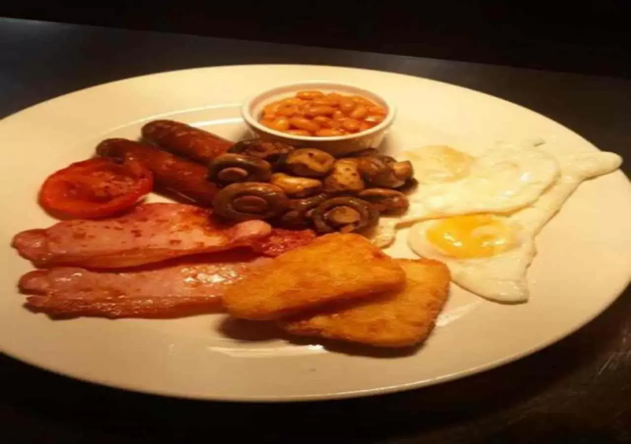 English/Irish breakfast, Food in The Castle Hotel Neath