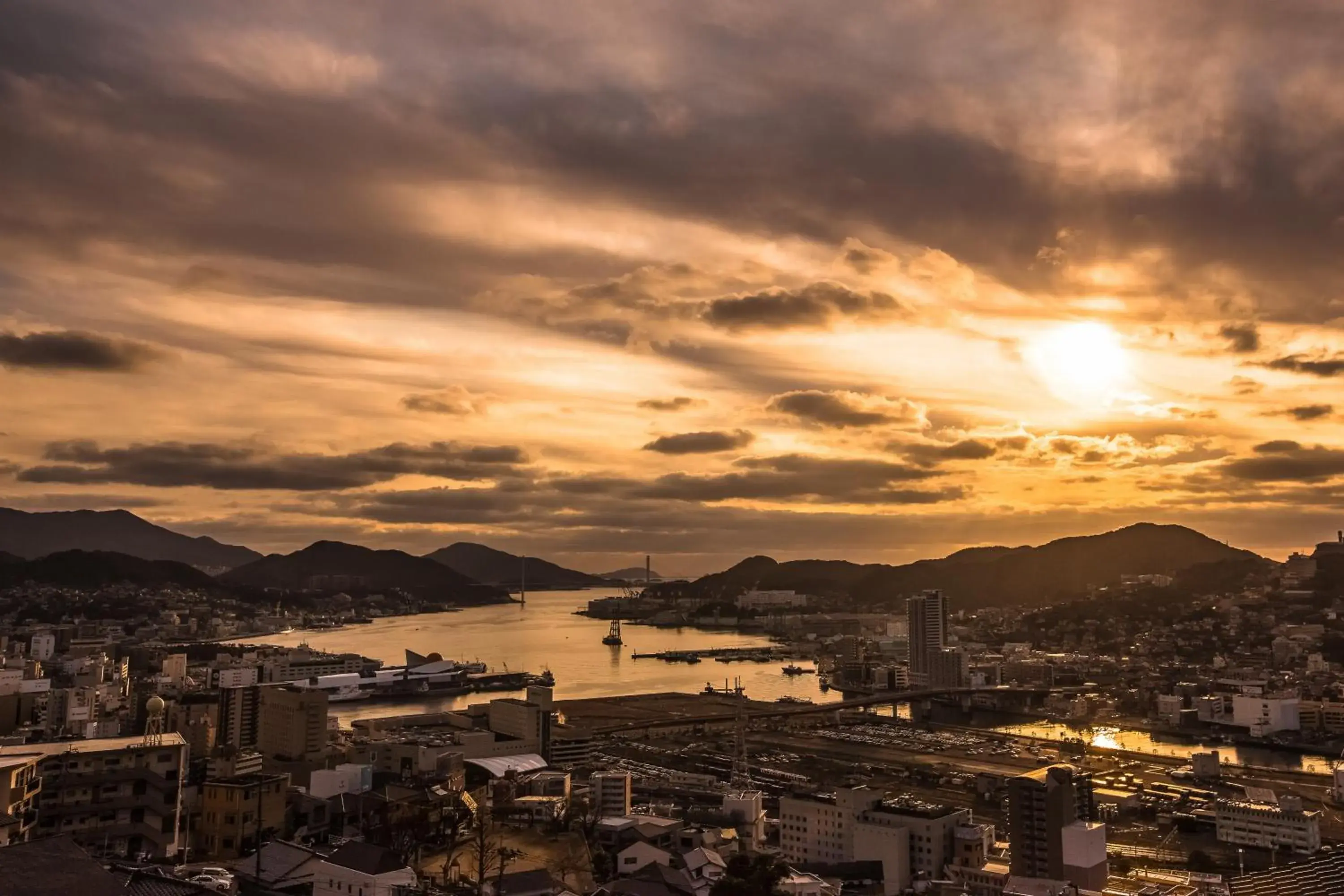 City view in Hotel Nagasaki City view in Hotel Nagasaki