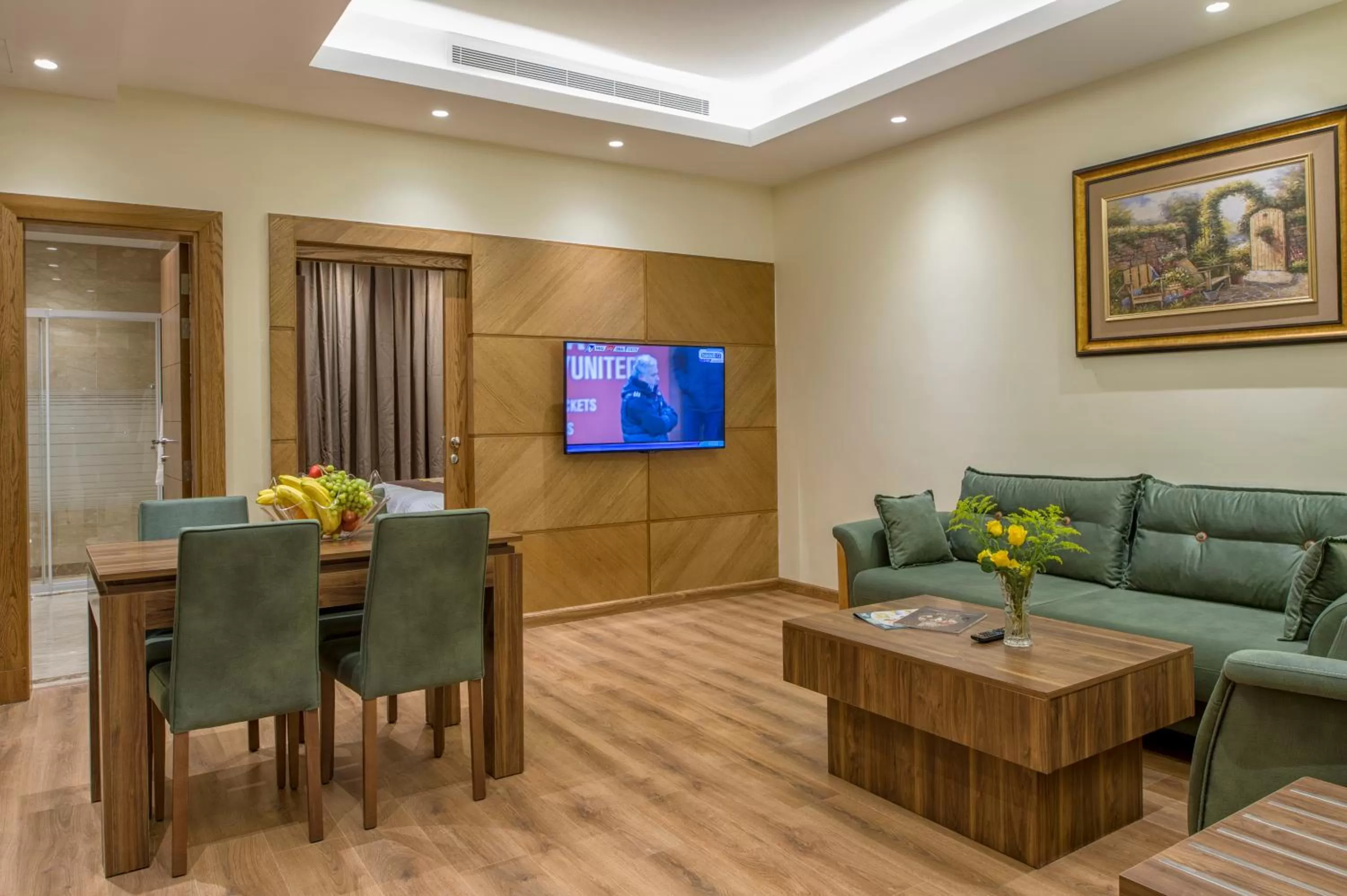 Living room in Classical Hotel Suites