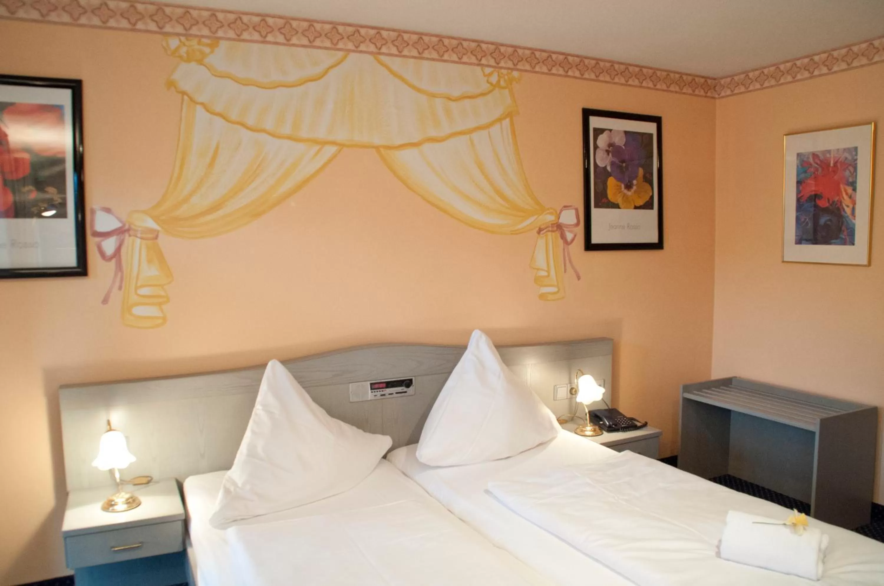 Bed in Ferienhotel Rothbacher Hof