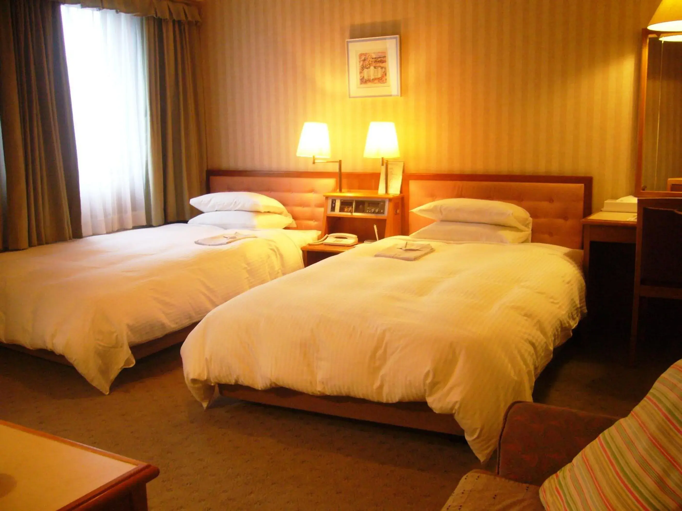 Photo of the whole room, Bed in Hotel Crown Hills Sendai Aoba-dori