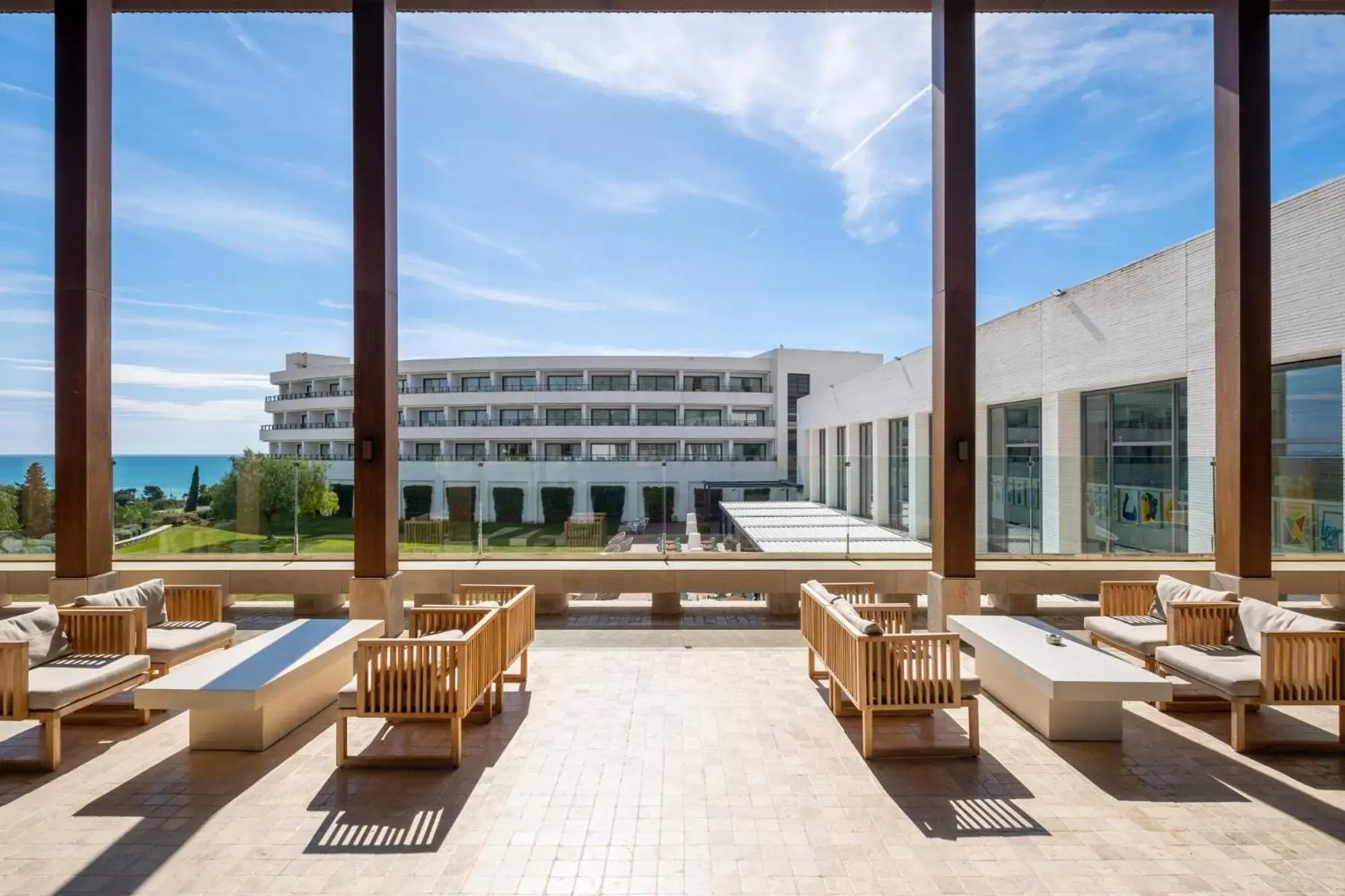 Property building, Swimming Pool in Eurostars Sitges