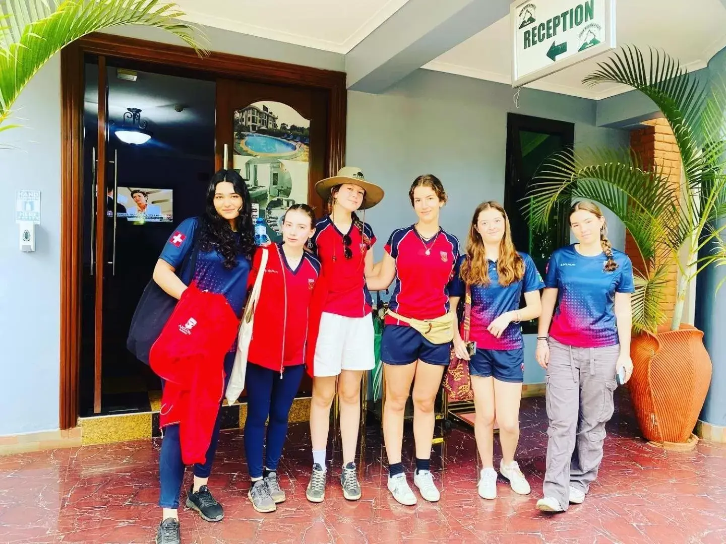 group of guests in Green Mountain Hotel