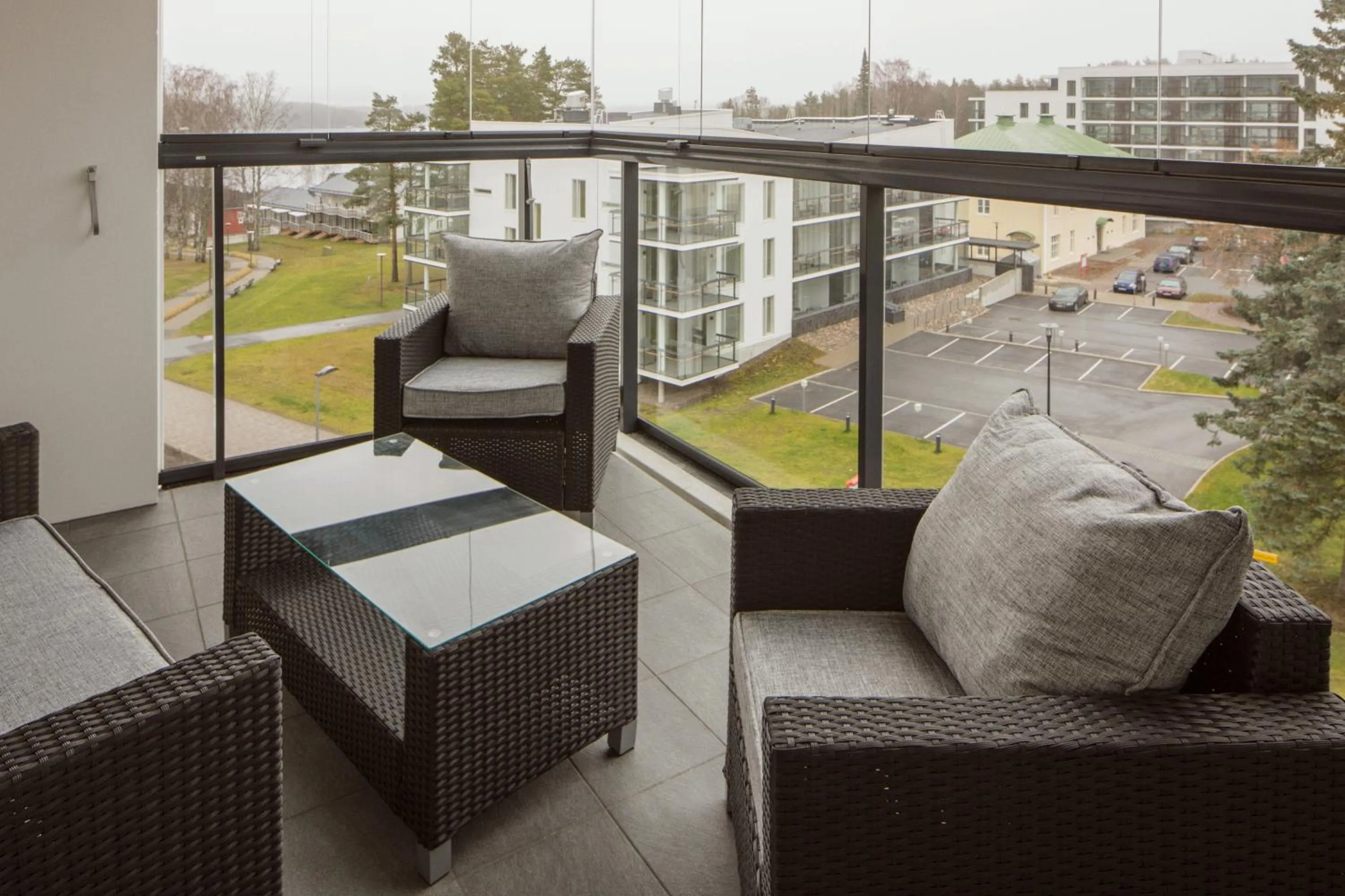 Balcony/Terrace in Holiday Club Saimaa Apartments
