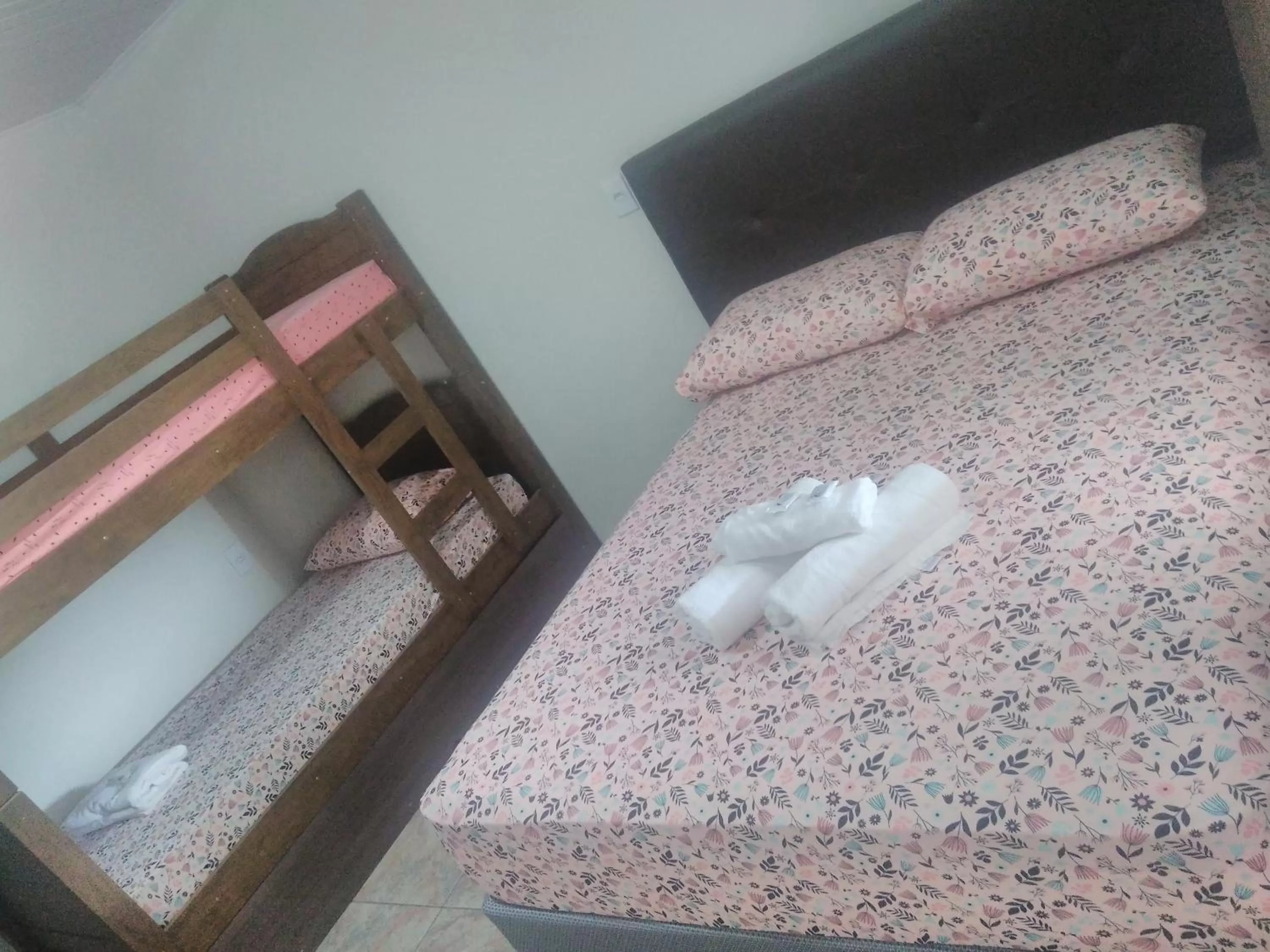 Bed in Pousada Tio Tonho