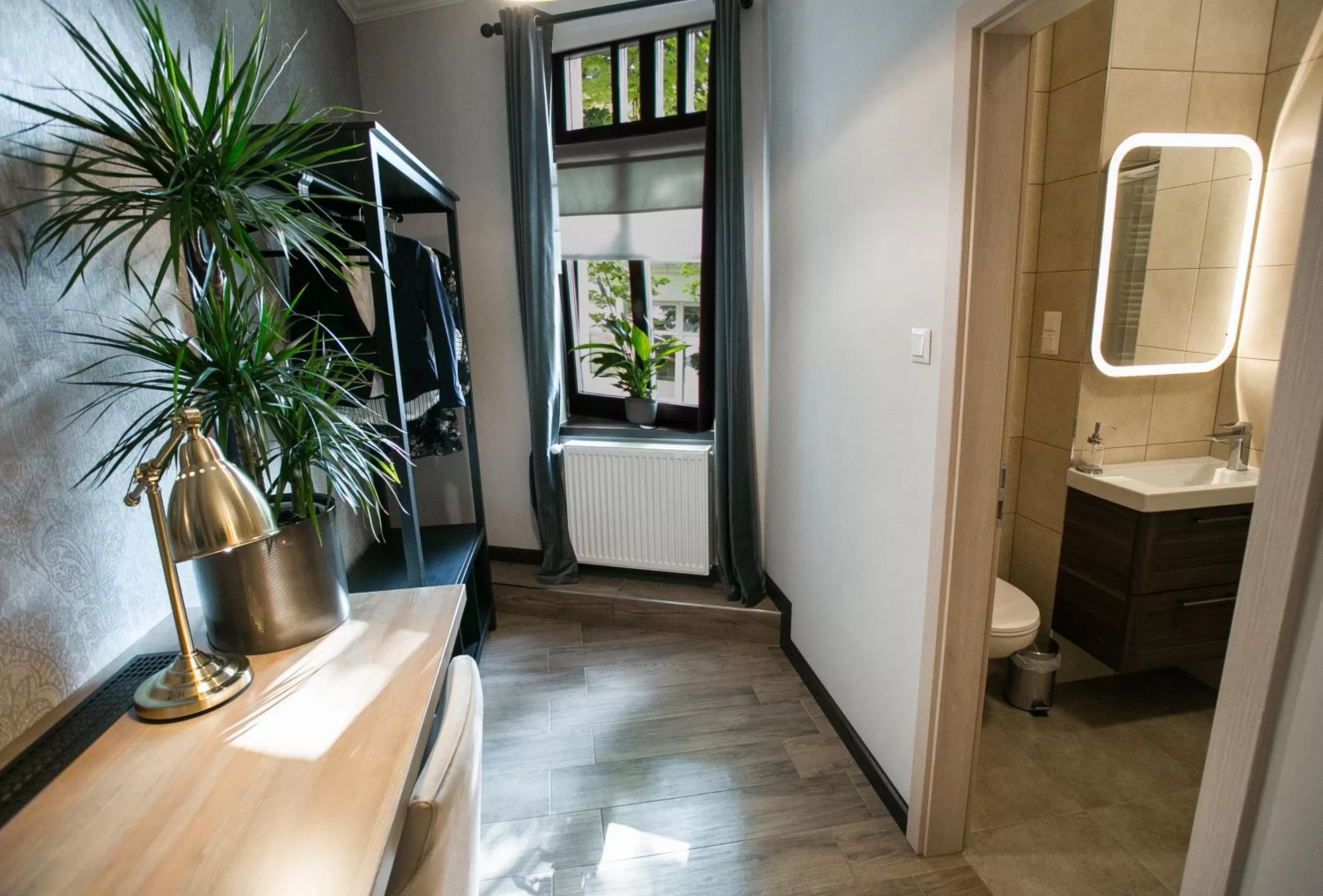 Seating area in Chicago Vendégház