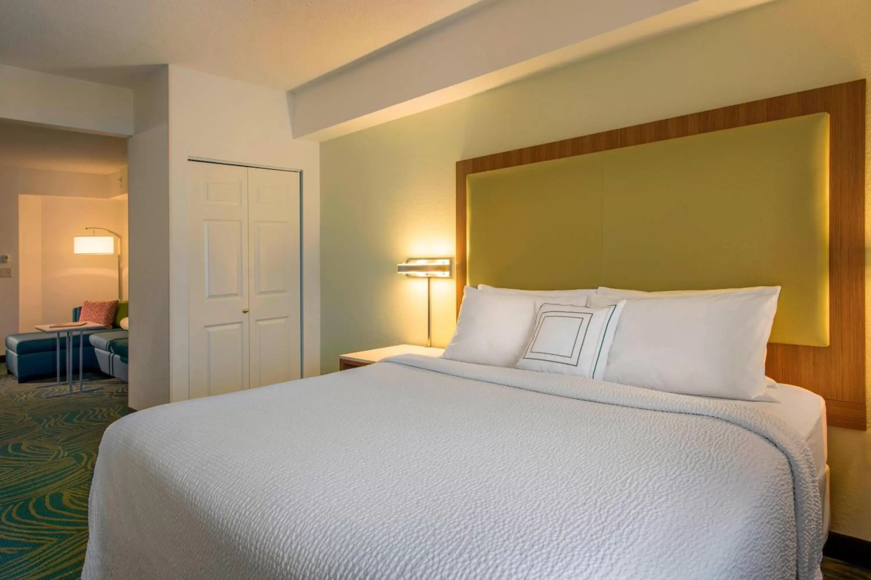 Bedroom, Bed in SpringHill Suites by Marriott Charlotte Airport