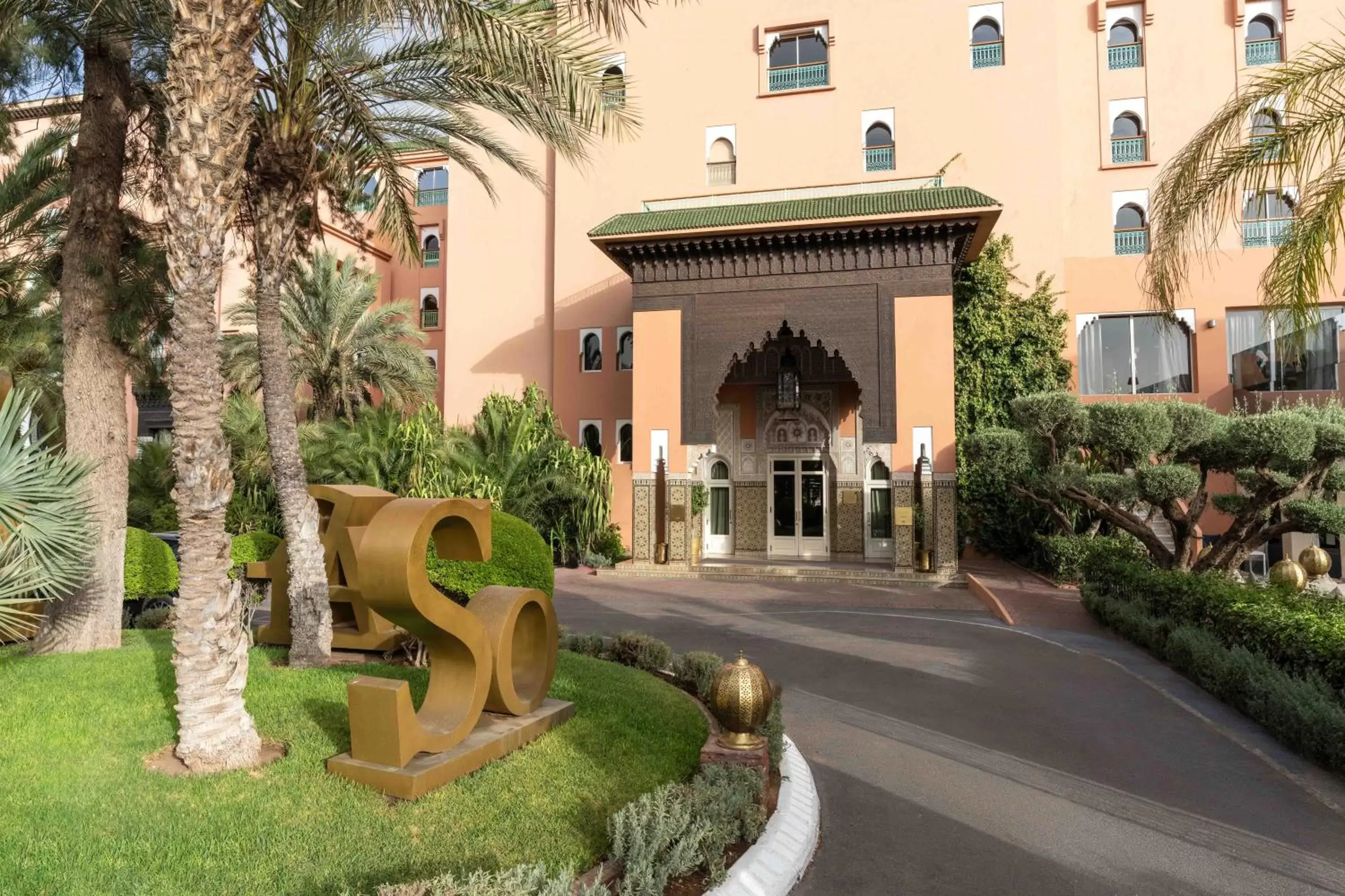 Facade/entrance, Property Building in Sofitel Marrakech Lounge and Spa