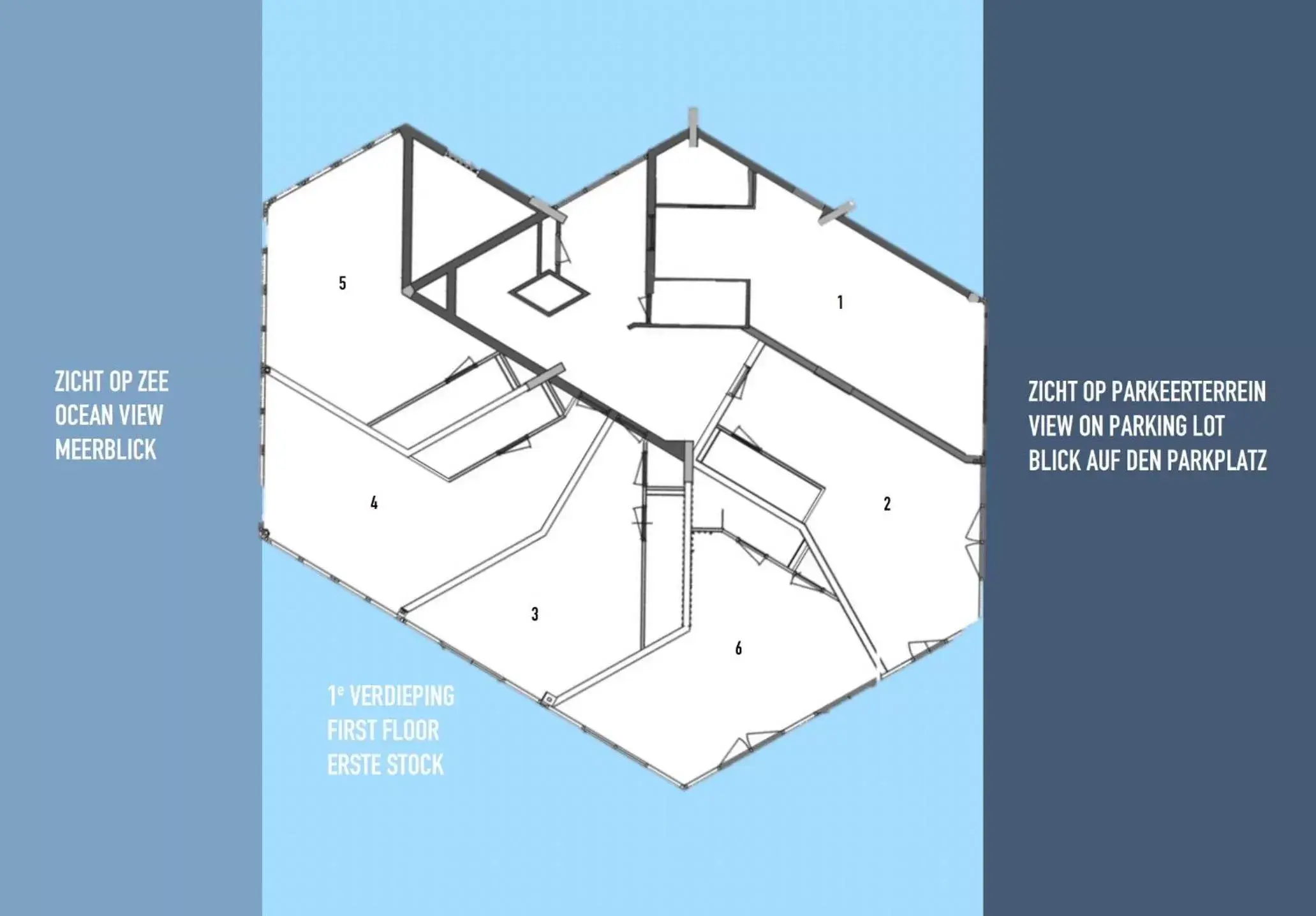 Floor Plan in Neptunus Appartementen