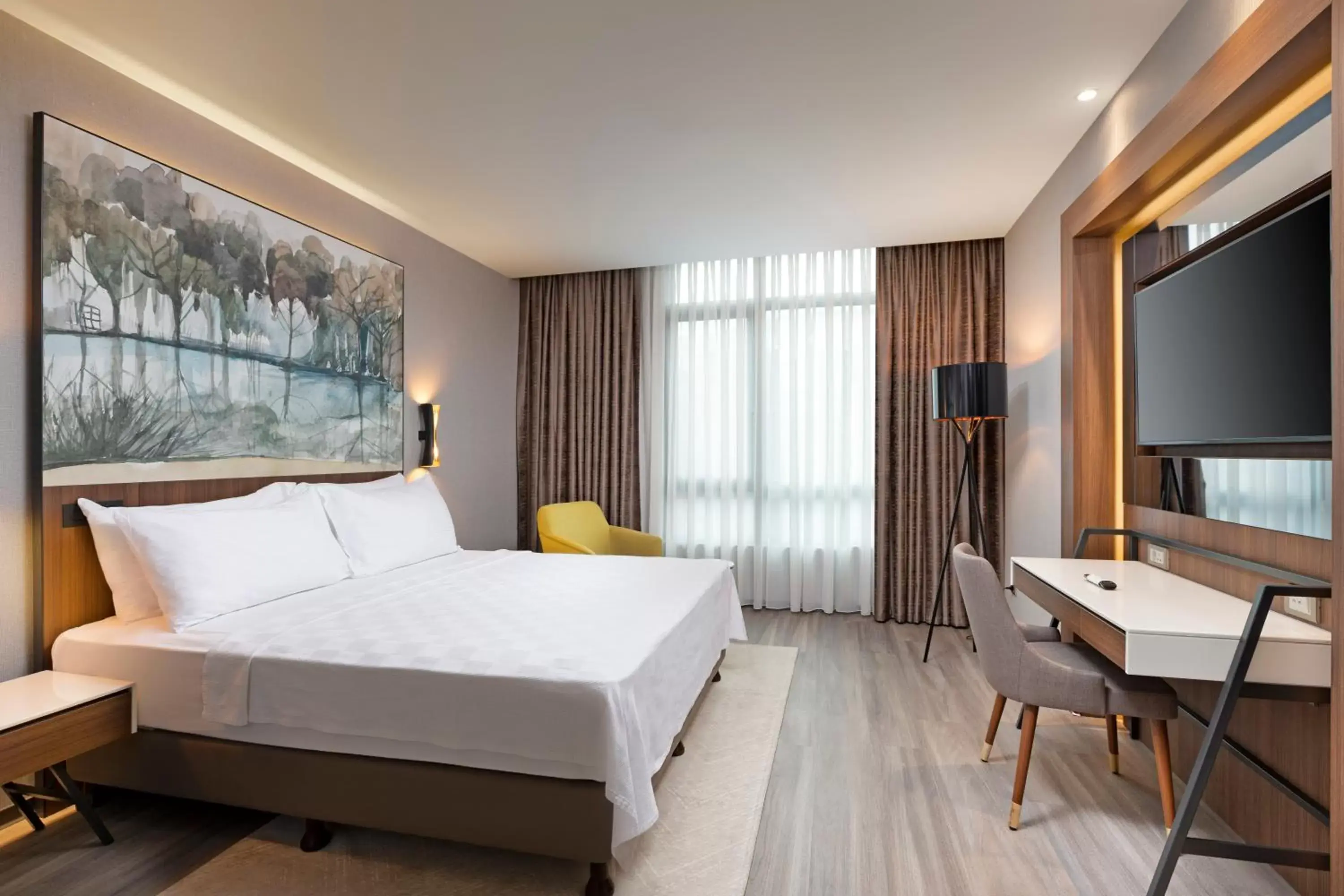 TV and multimedia, Bed in Limak Skopje Luxury Hotel