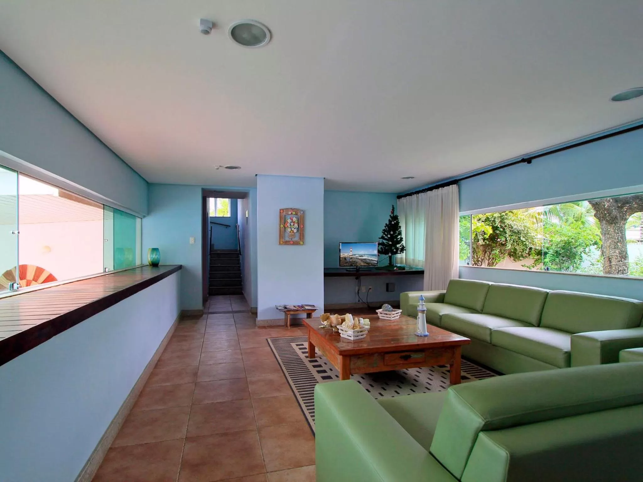 Lobby or reception in Farol de Itapuã Praia Hotel