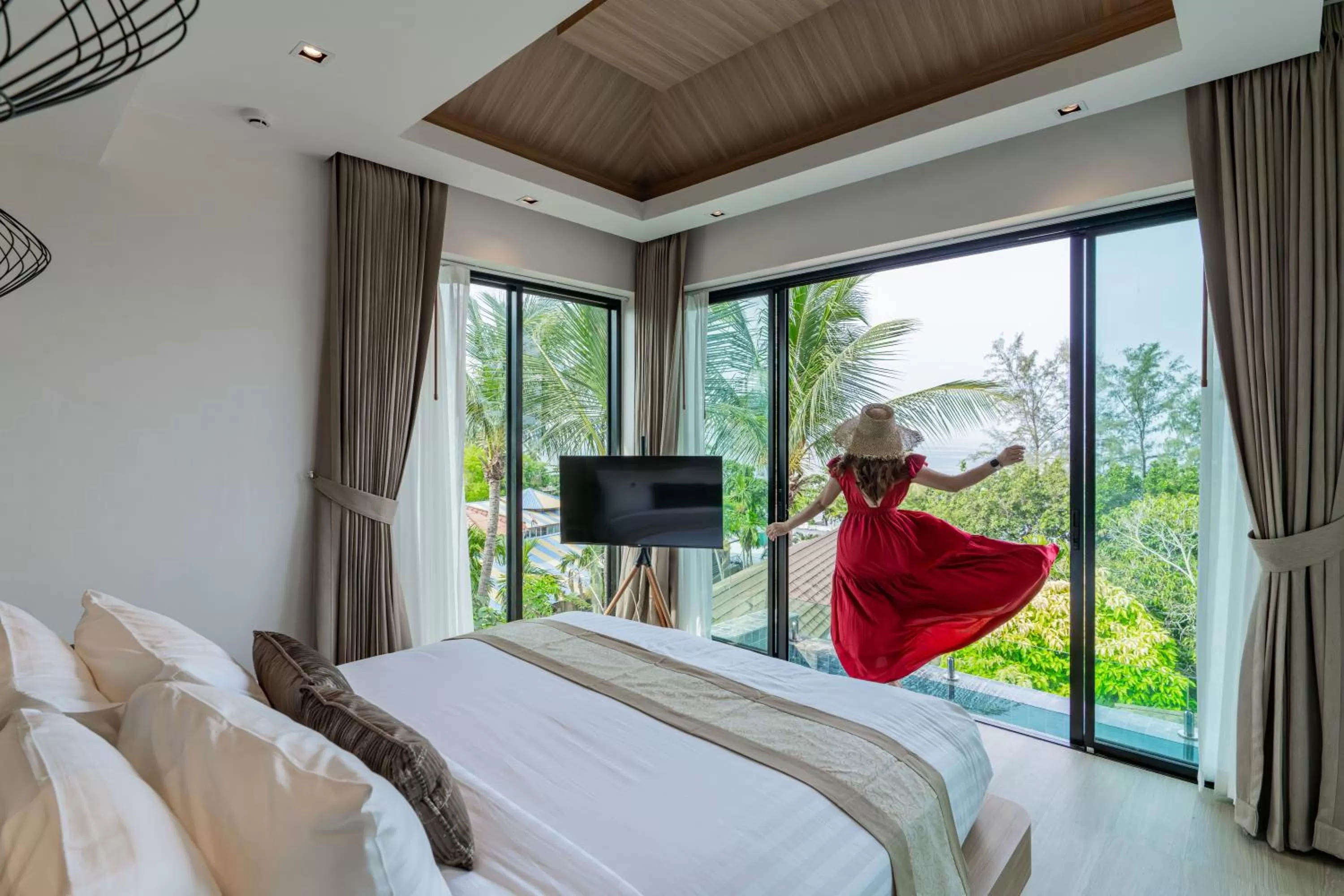 Bed in Aonang Princeville Villa Resort & Spa - GHA WellHotel-Halal Certified, Krabi, Thailand