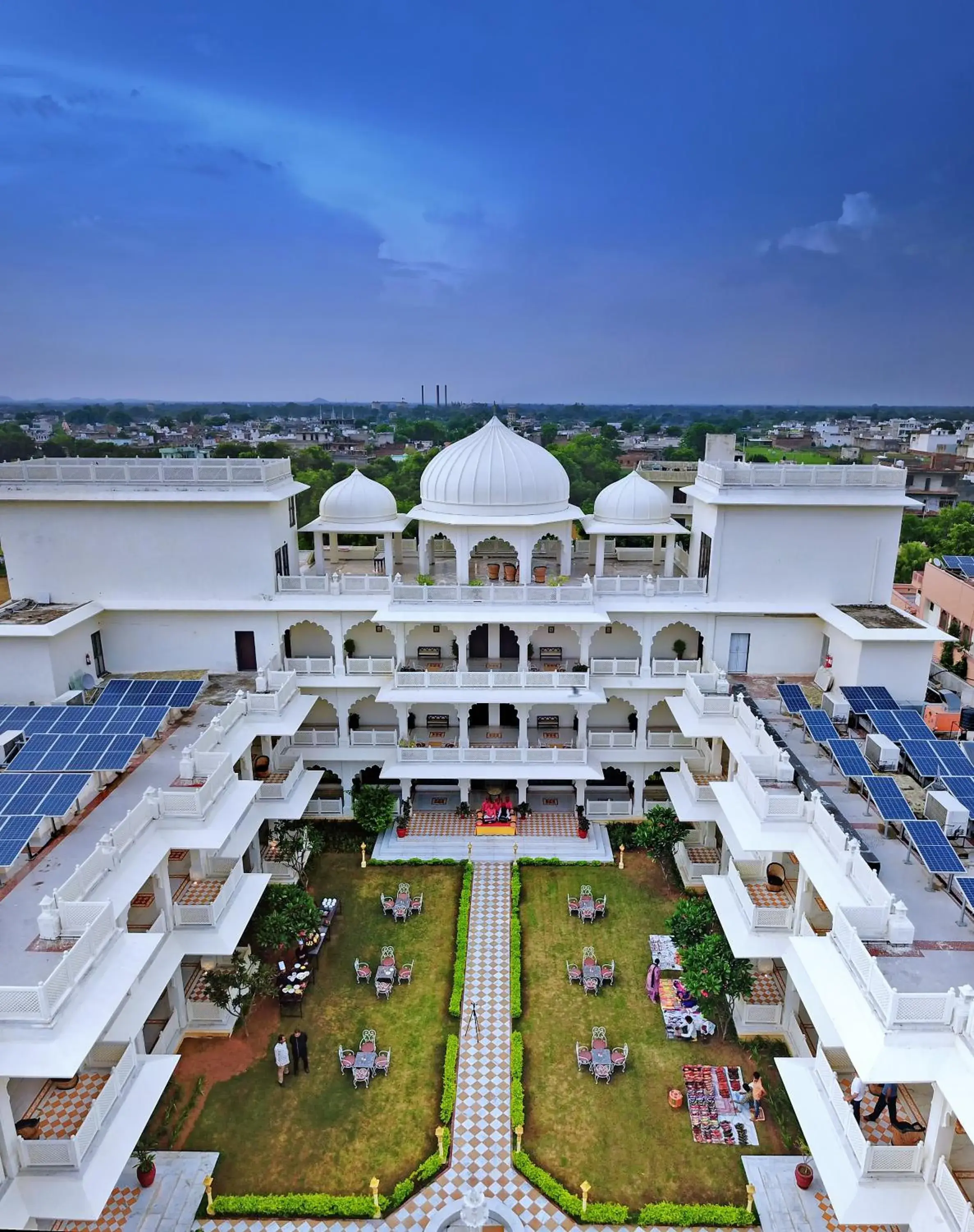 Bird's eye view, Pool View in Anuraga Palace