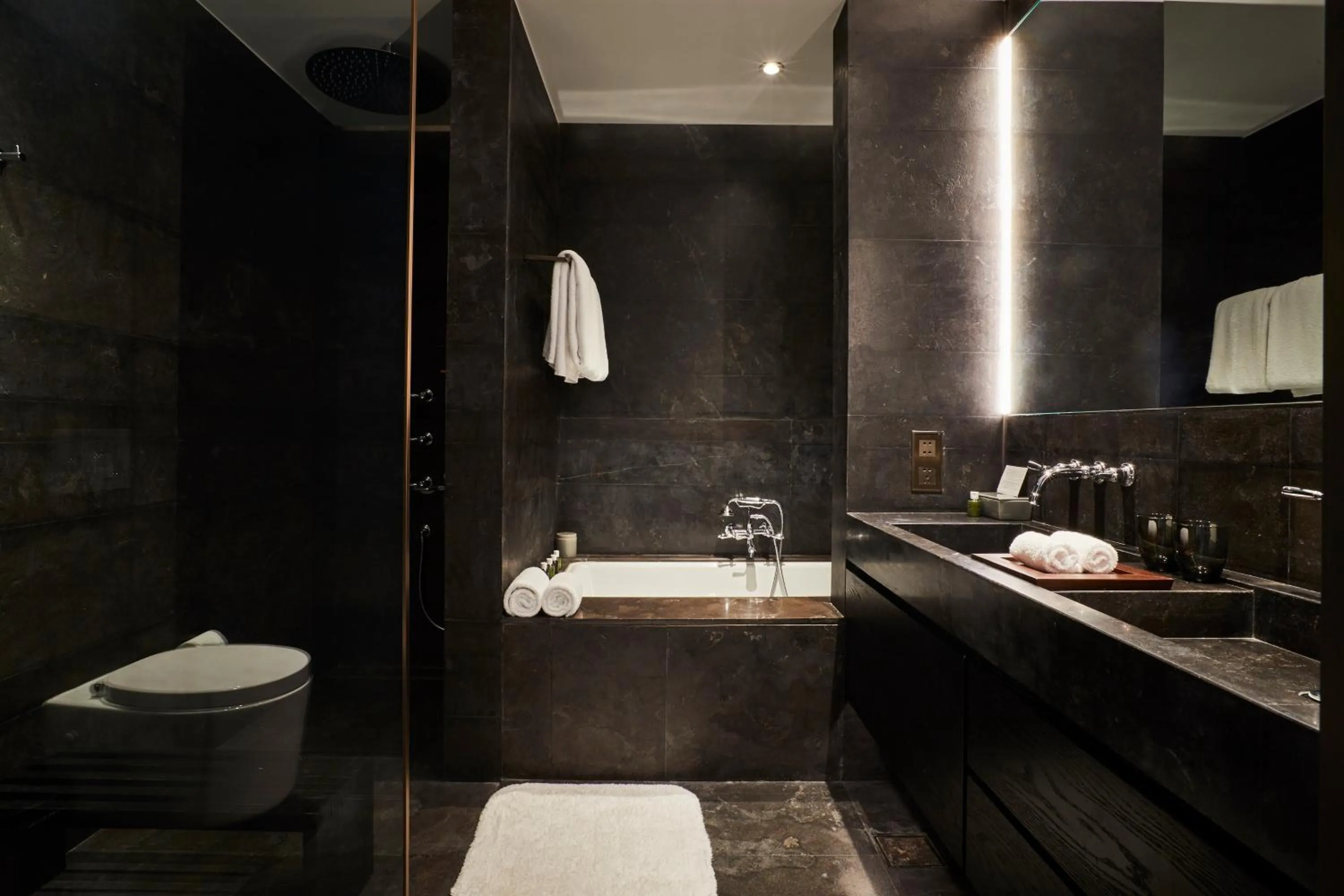 Bathroom in Upper House Shanghai - Former The Middle House