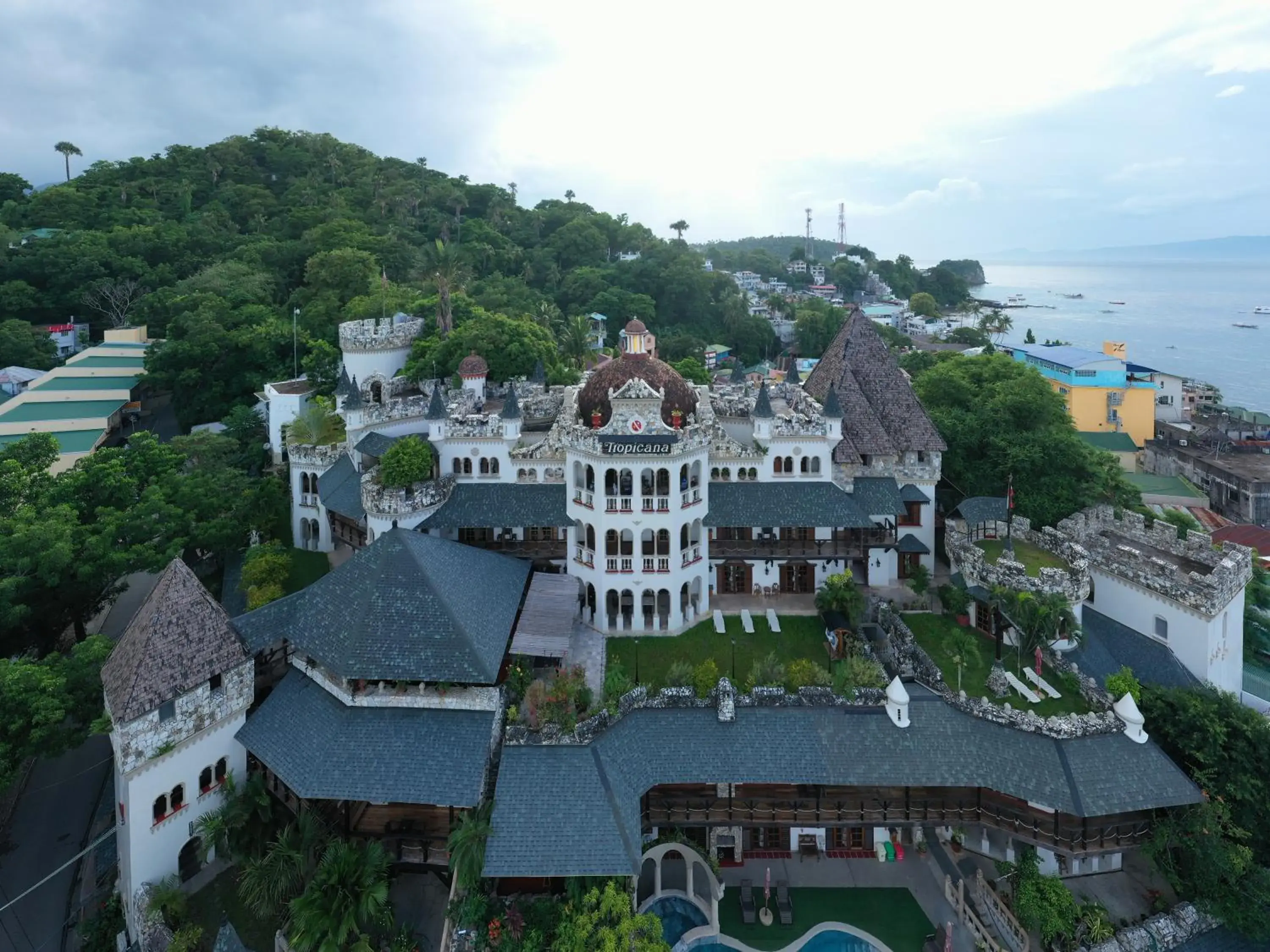 Property building in Tropicana Castle Dive Resort powered by Cocotel Property building in Tropicana Castle Dive Resort powered by Cocotel