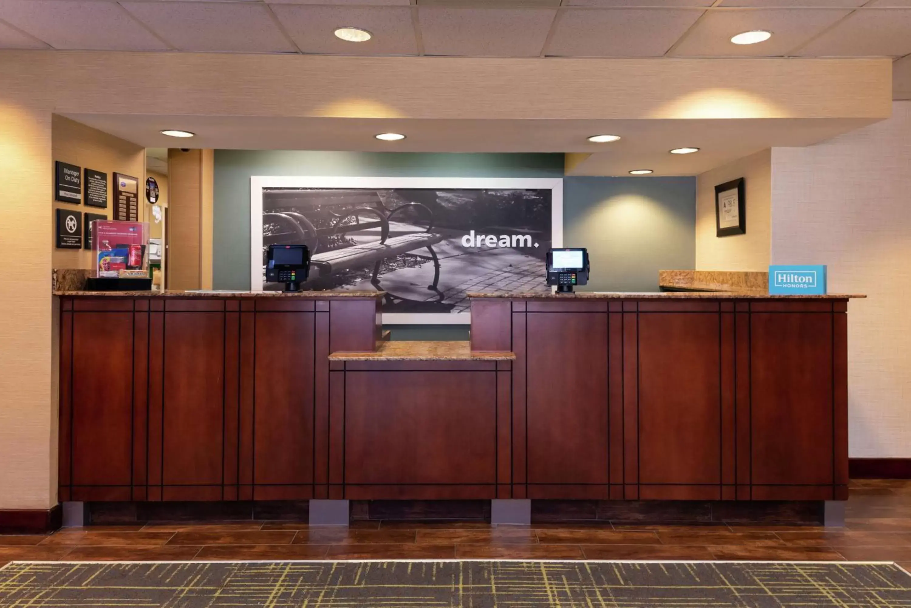 Lobby or reception, Lobby/Reception in Hampton Inn Greensboro Airport