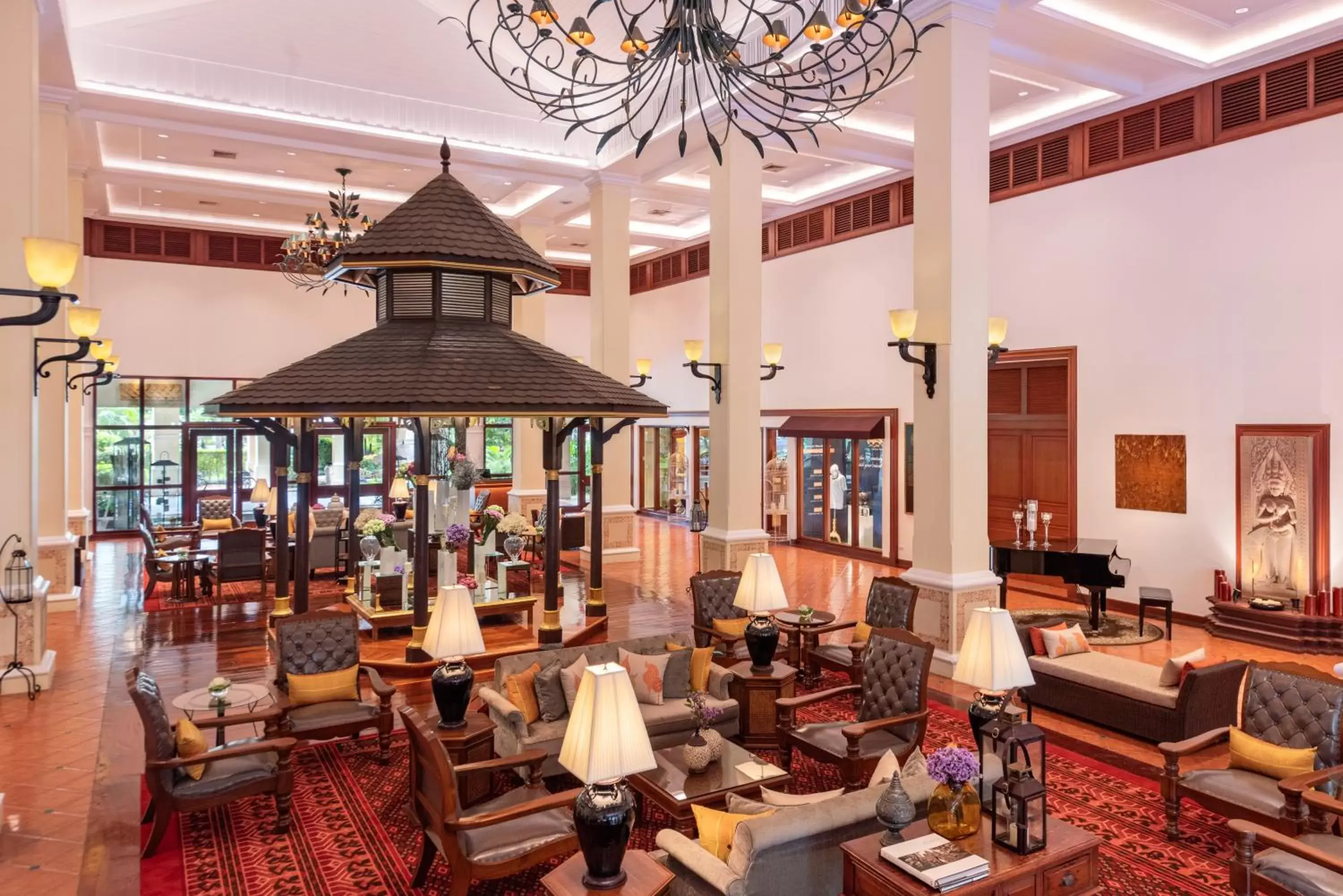 Lobby or reception, Restaurant/Places to Eat in Sofitel Angkor Phokeethra Golf & Spa Resort