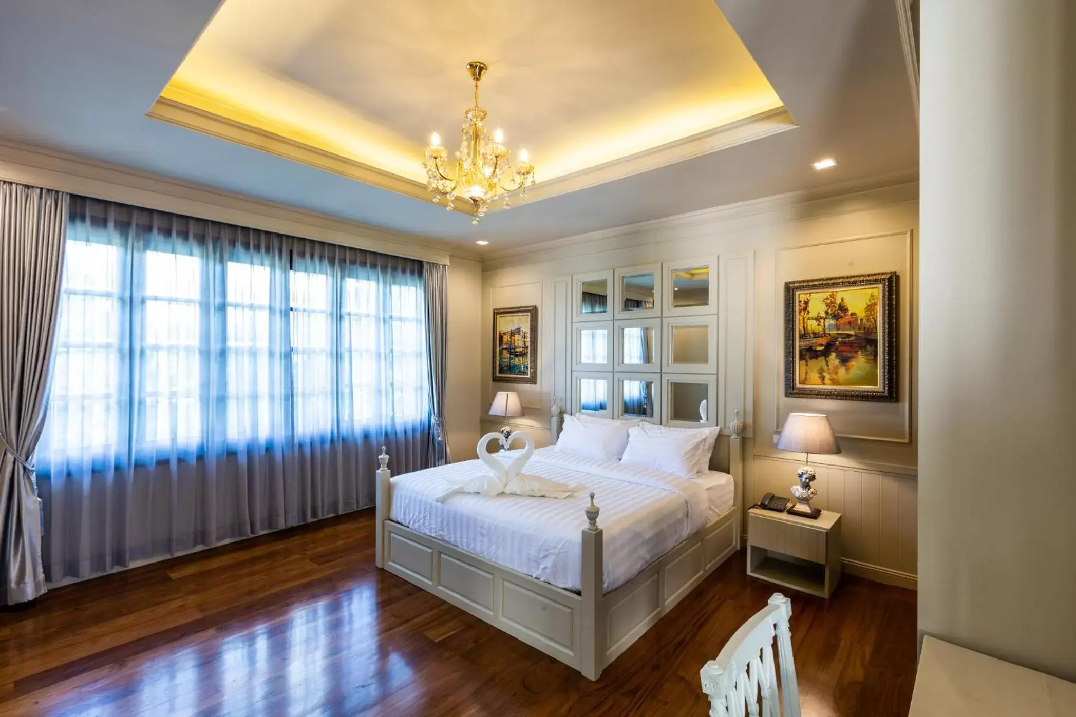 Bedroom, Bed in Merchant Villa- SHA Extra Plus