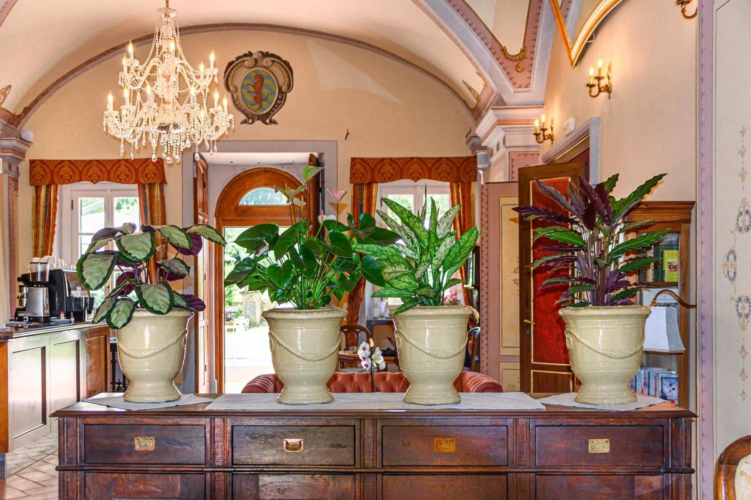 Lobby or reception in Hotel Villa San Michele