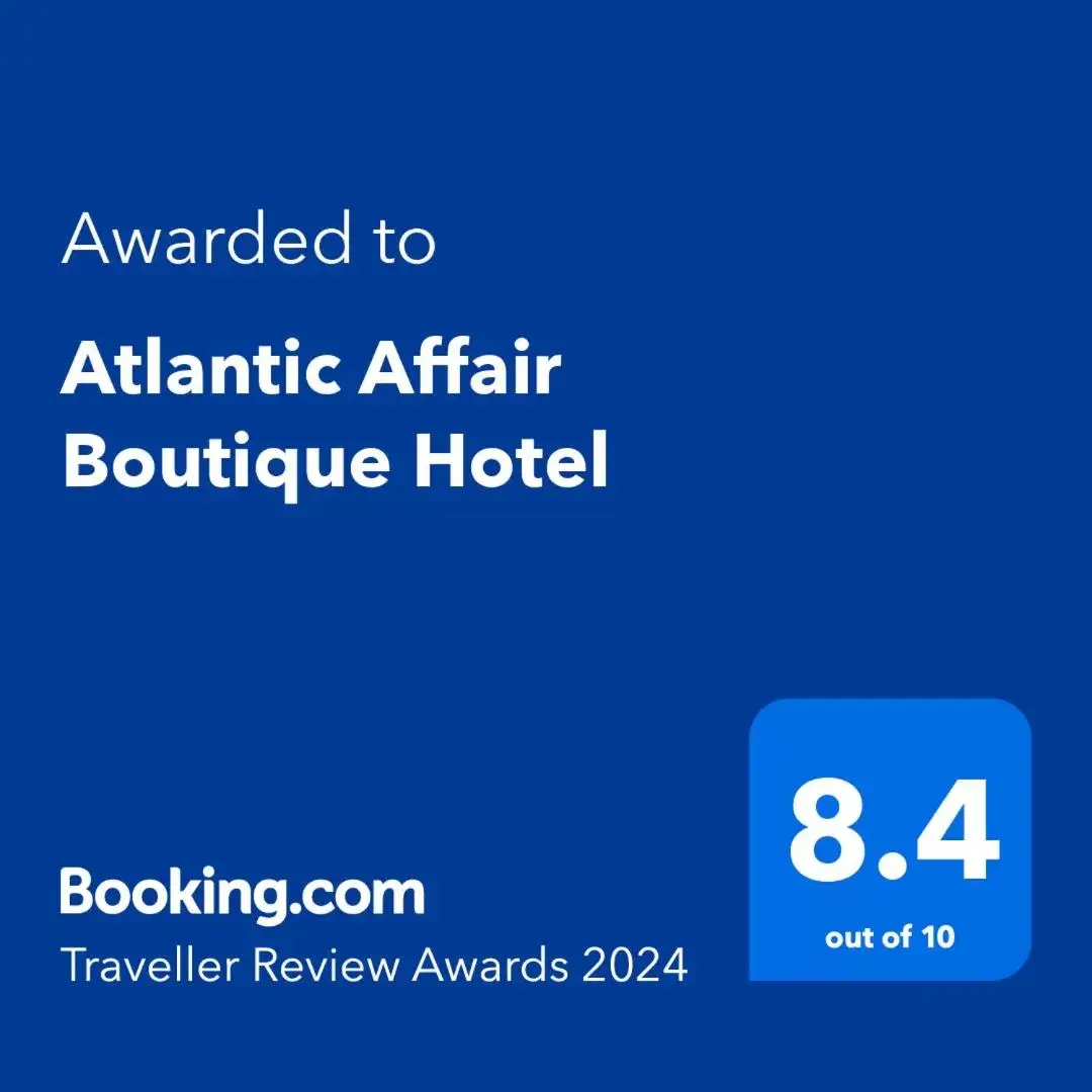 Certificate/Award, Logo/Certificate/Sign/Award in Atlantic Affair Boutique Hotel