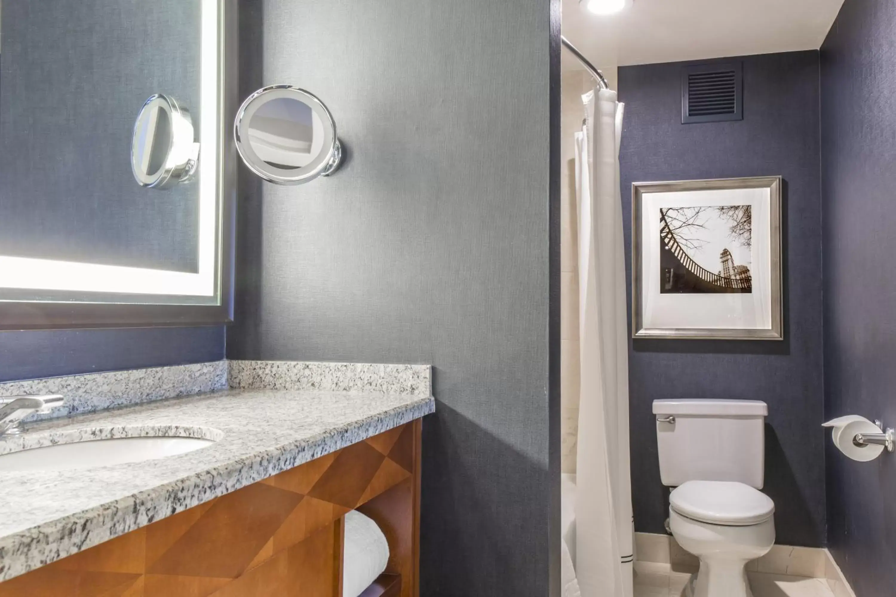 Bathroom in Omni Chicago All Suites Hotel-Magnificent Mile