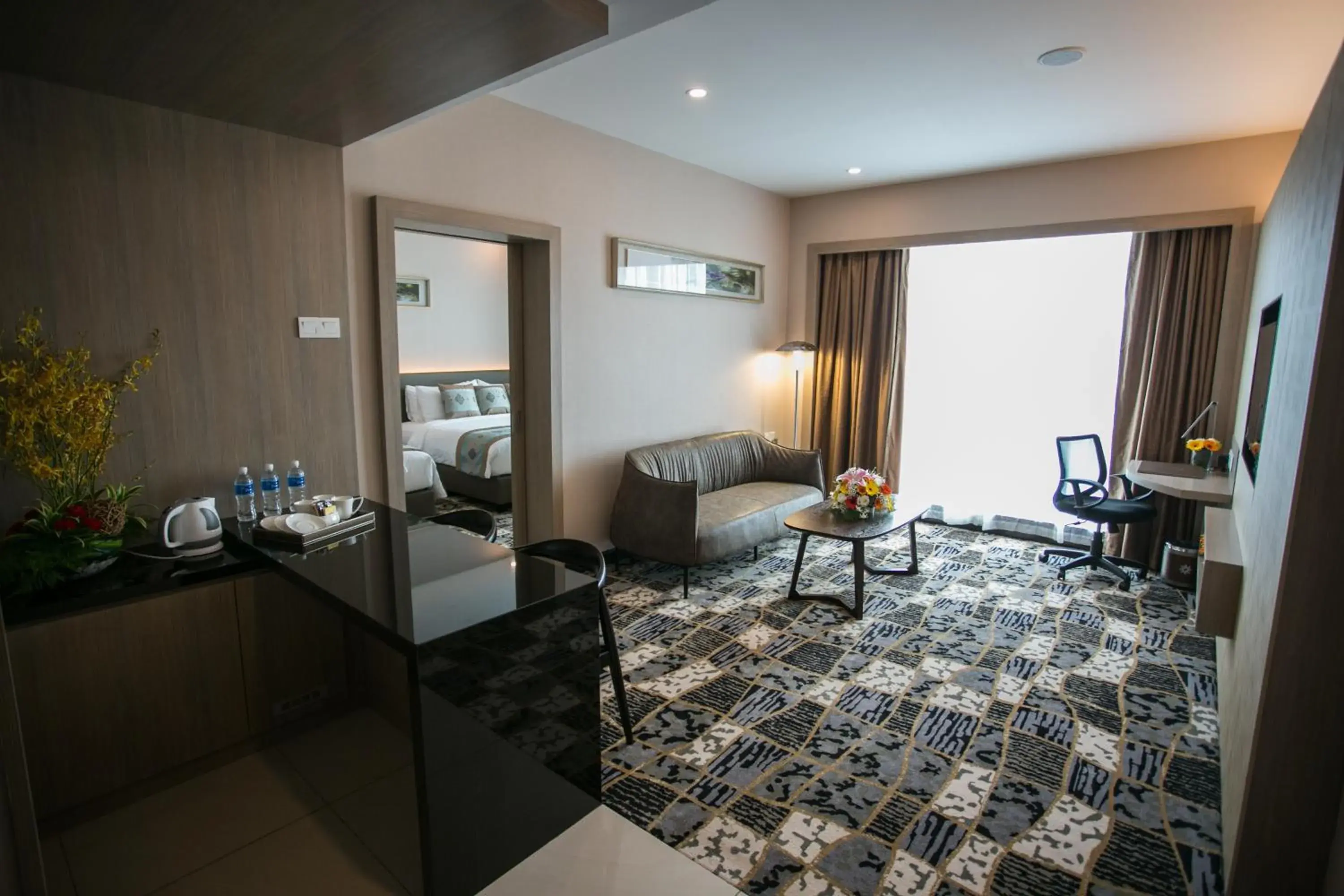 Living room in V8 Hotel Johor Bahru Living room in V8 Hotel Johor Bahru