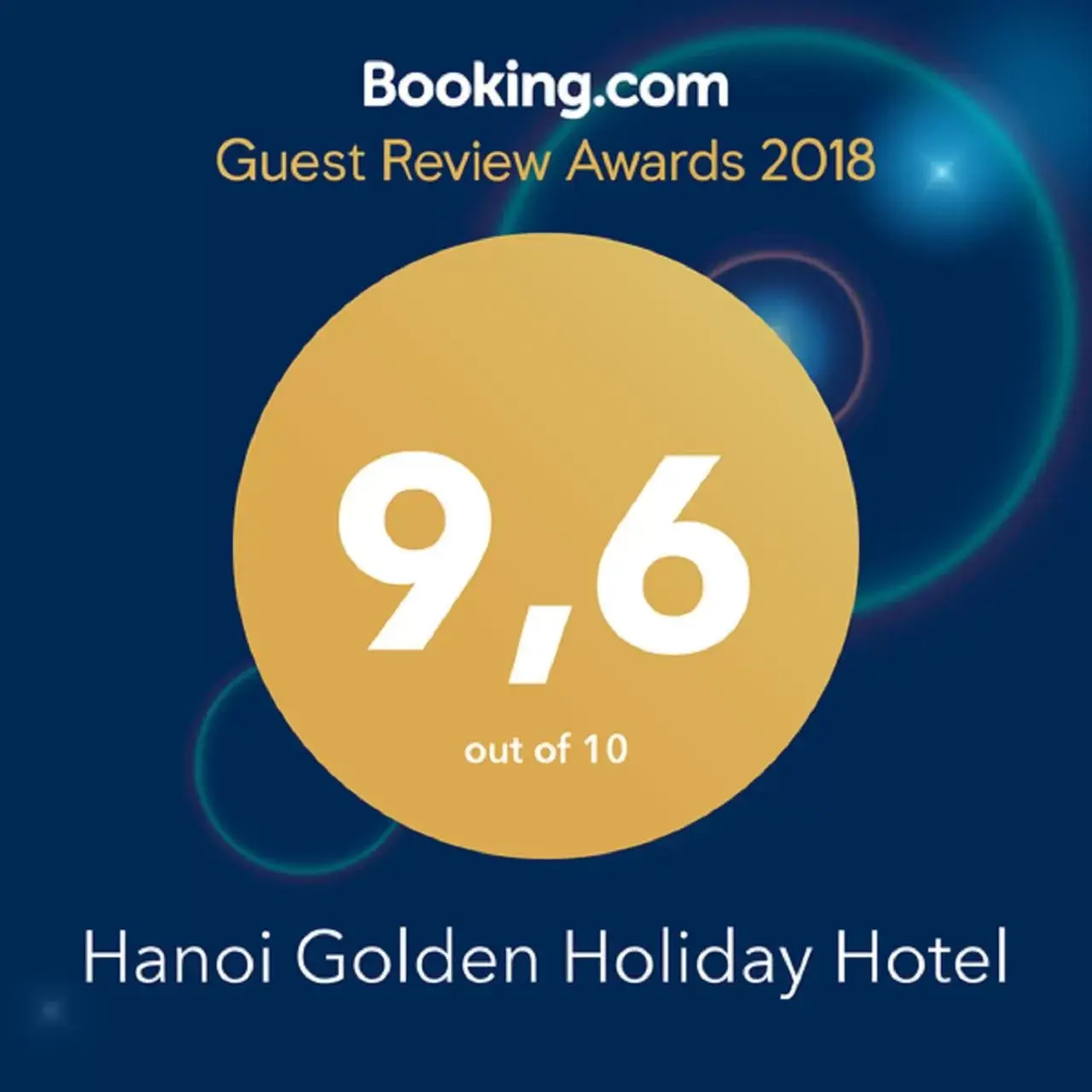 Certificate/Award in Hanoi Golden Holiday Hotel