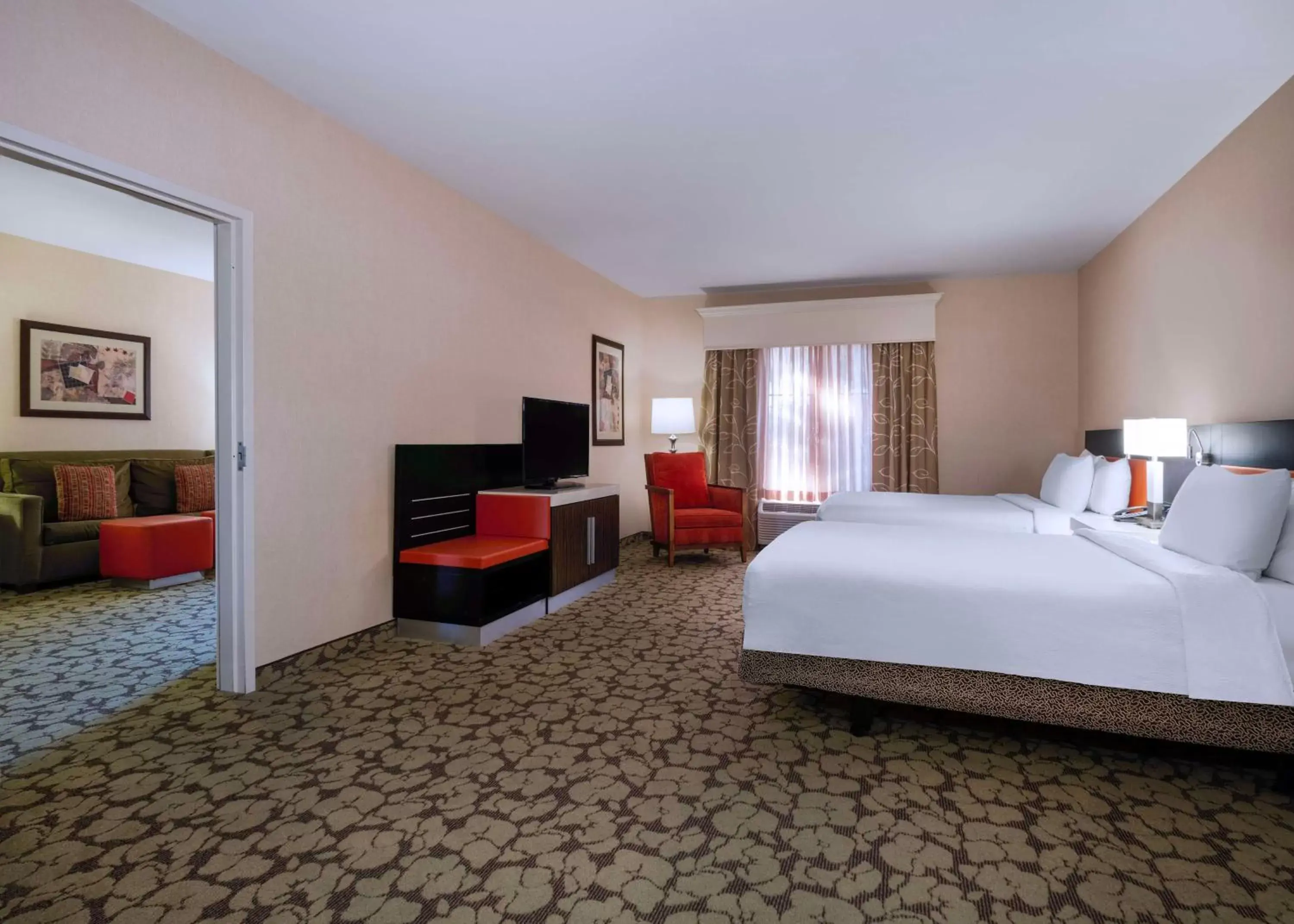 Bed in Hilton Garden Inn Las Vegas Strip South